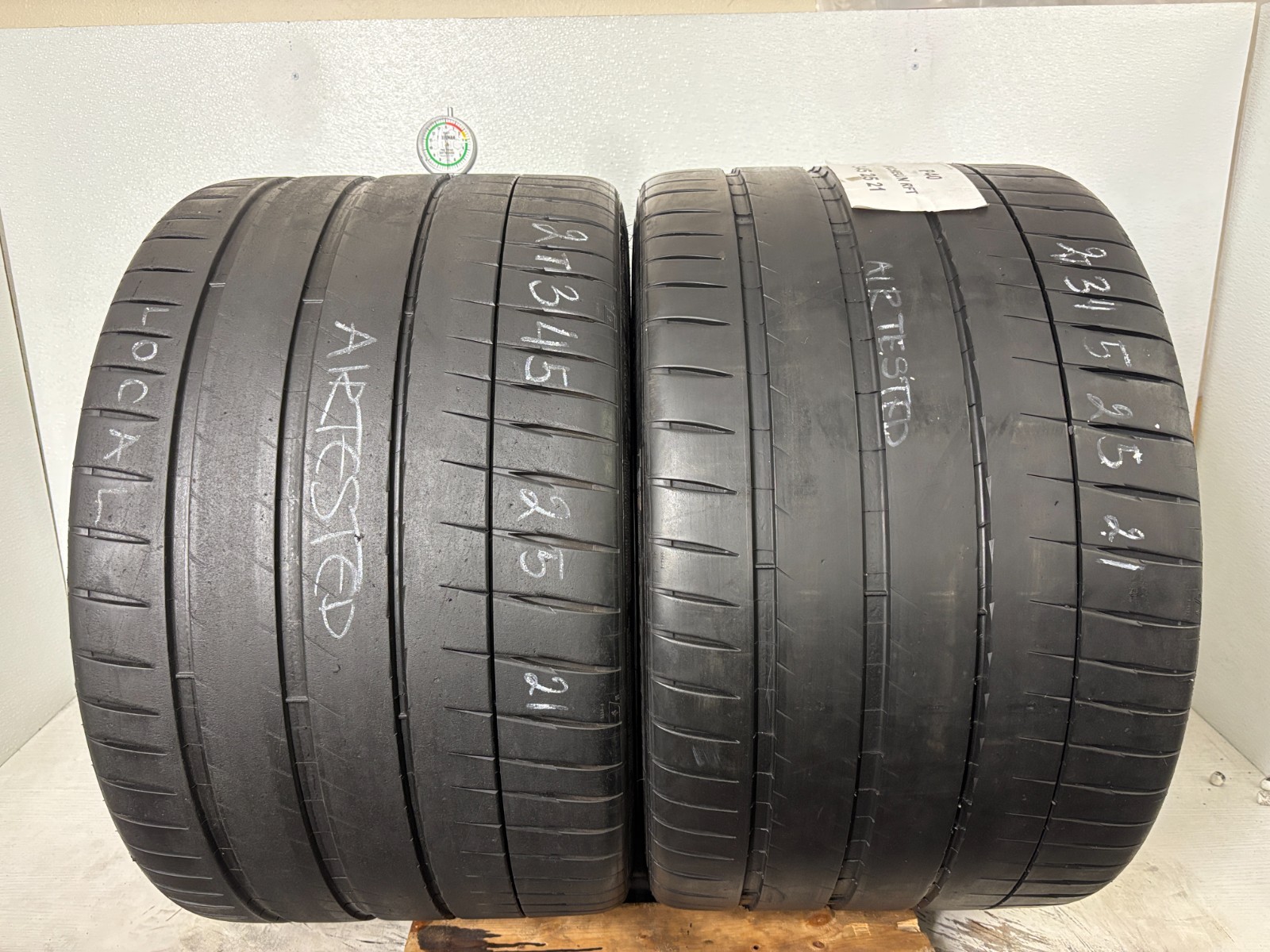 NO SHIPPING ONLY LOCAL PICK UP 2 Tires 345 25 21 Michelin Pilot Sport 4 S ZP RFT