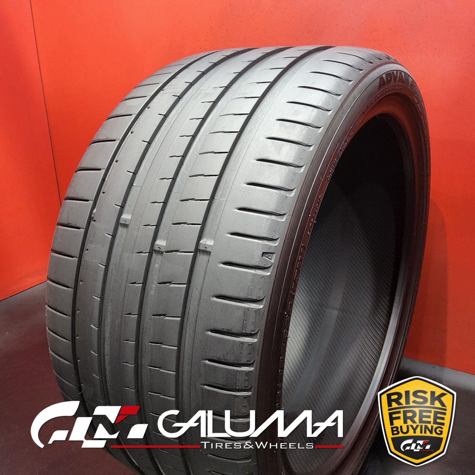 1 (One) Tire Yokohama Advan Sport V107 XL 295/30ZR20 295/30/20 No Patch #93350