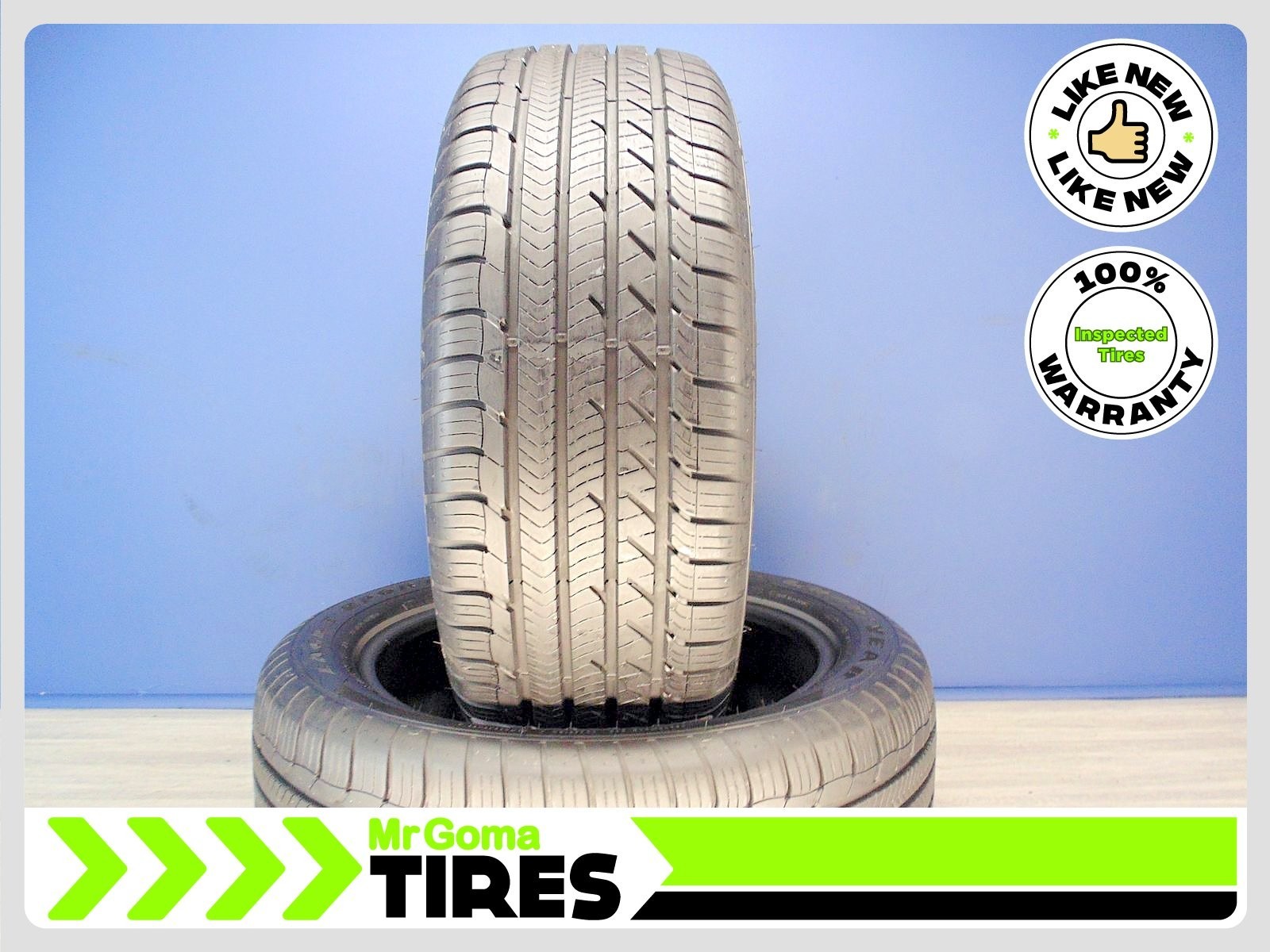 2 GOODYEAR EAGLE SPORT ALL SEASON AO 235/50R19 USED TIRES 10.0/32 TREAD 2355019
