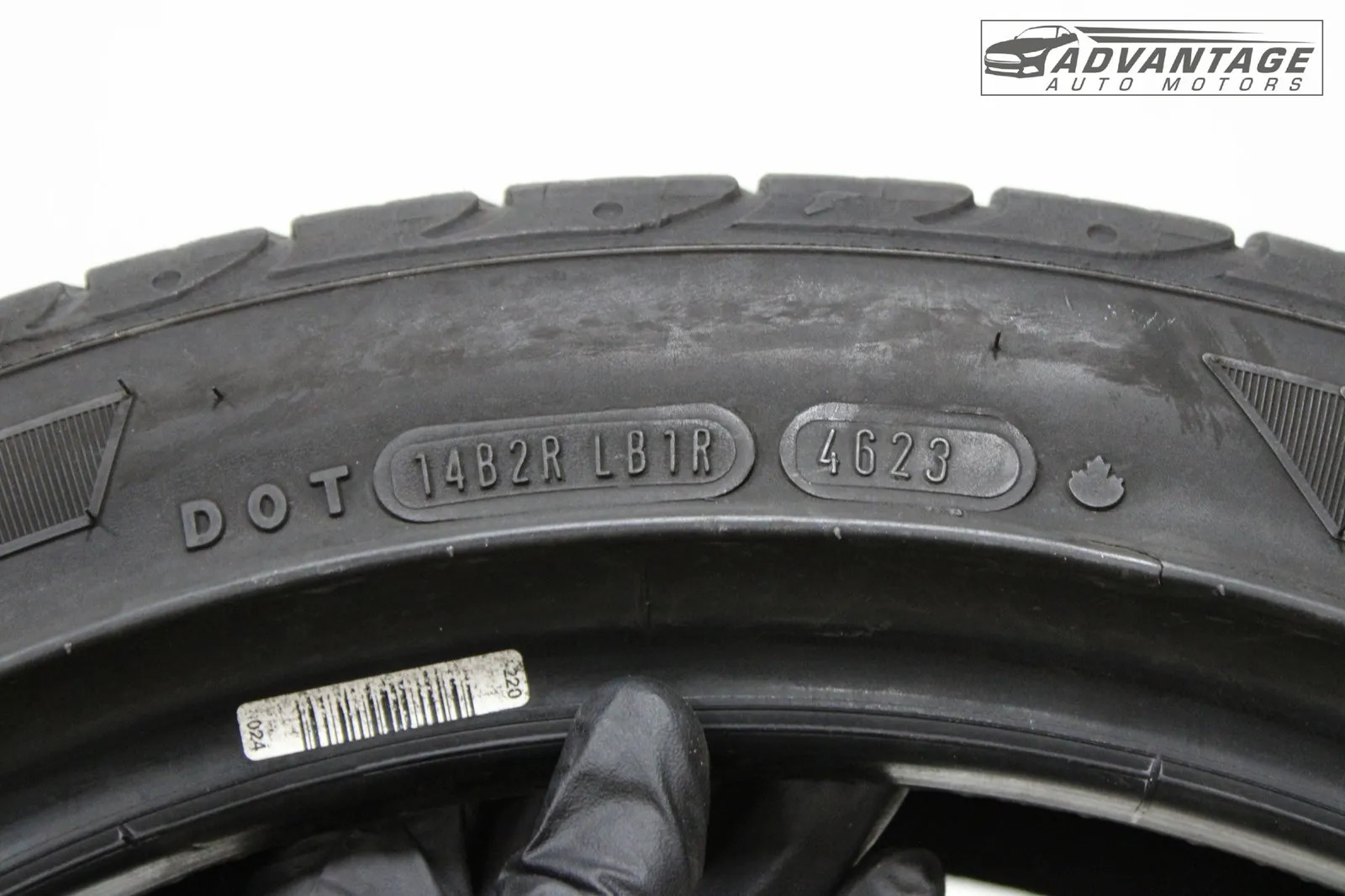2022-2025 HONDA CIVIC WHEEL TIRE 235/40 R18 91W M+S 8/32 NDS GOODYEAR OEM