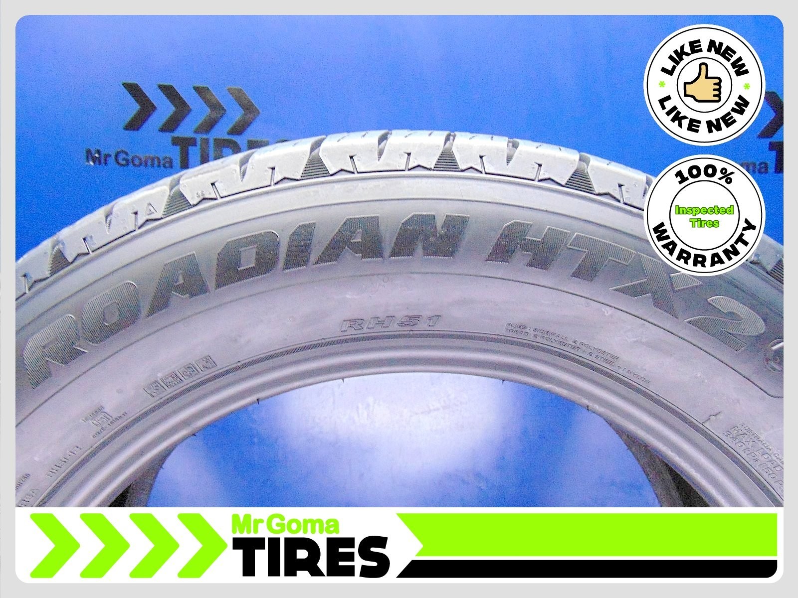 4 NEXEN ROADIAN HTX2 A/W 255/60R20 9.6/32 LIFE USED TIRES 2023 DOT 2556020