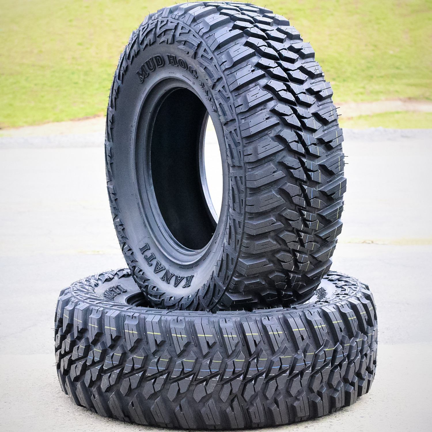 2 Tires LT 33X12.50R18 Kanati Mud Hog M/T MT Mud Load E 10 Ply