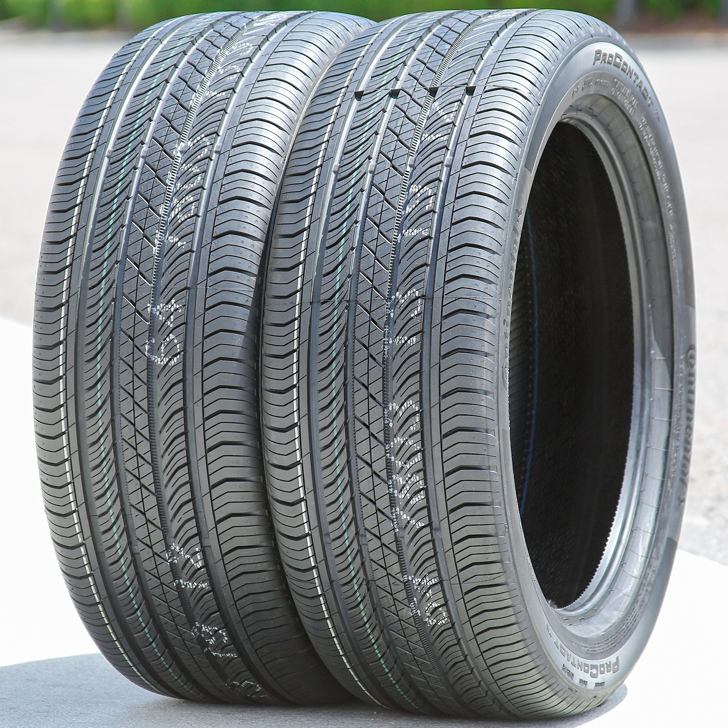 2 Tires 255/45R18 99W Continental ProContact TX EV (FO) A/S High Performance