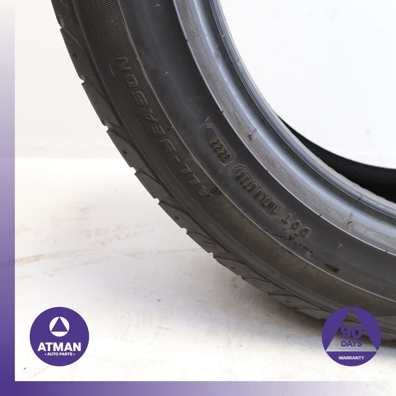 255/50R19 Goodyear Eagle Sport All Season 255 50 19′ 107V DOT 3222 Tire