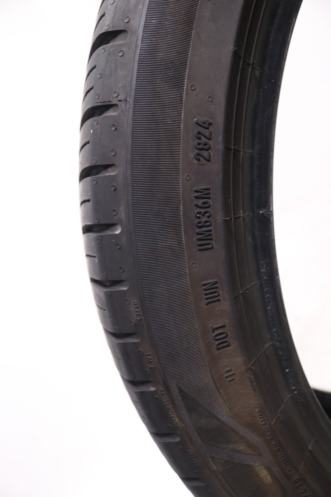Set of 2 Used 215/45R18 Pirelli P Zero AS Plus 3 – 93W – 7-8/32 No Repairs