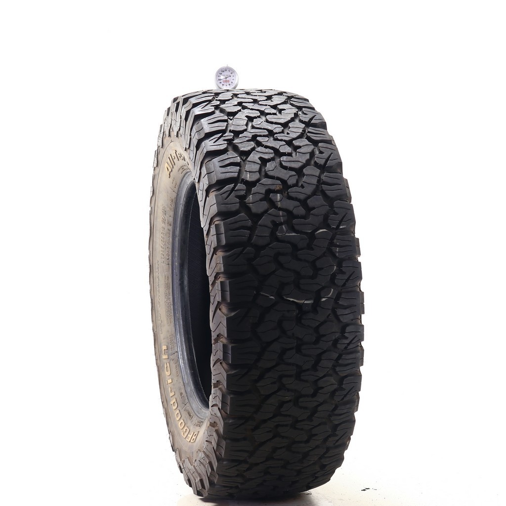 Set of (4) Used LT 285/65R18 BFGoodrich All-Terrain T/A KO2 125/122R – 9.5-11/32