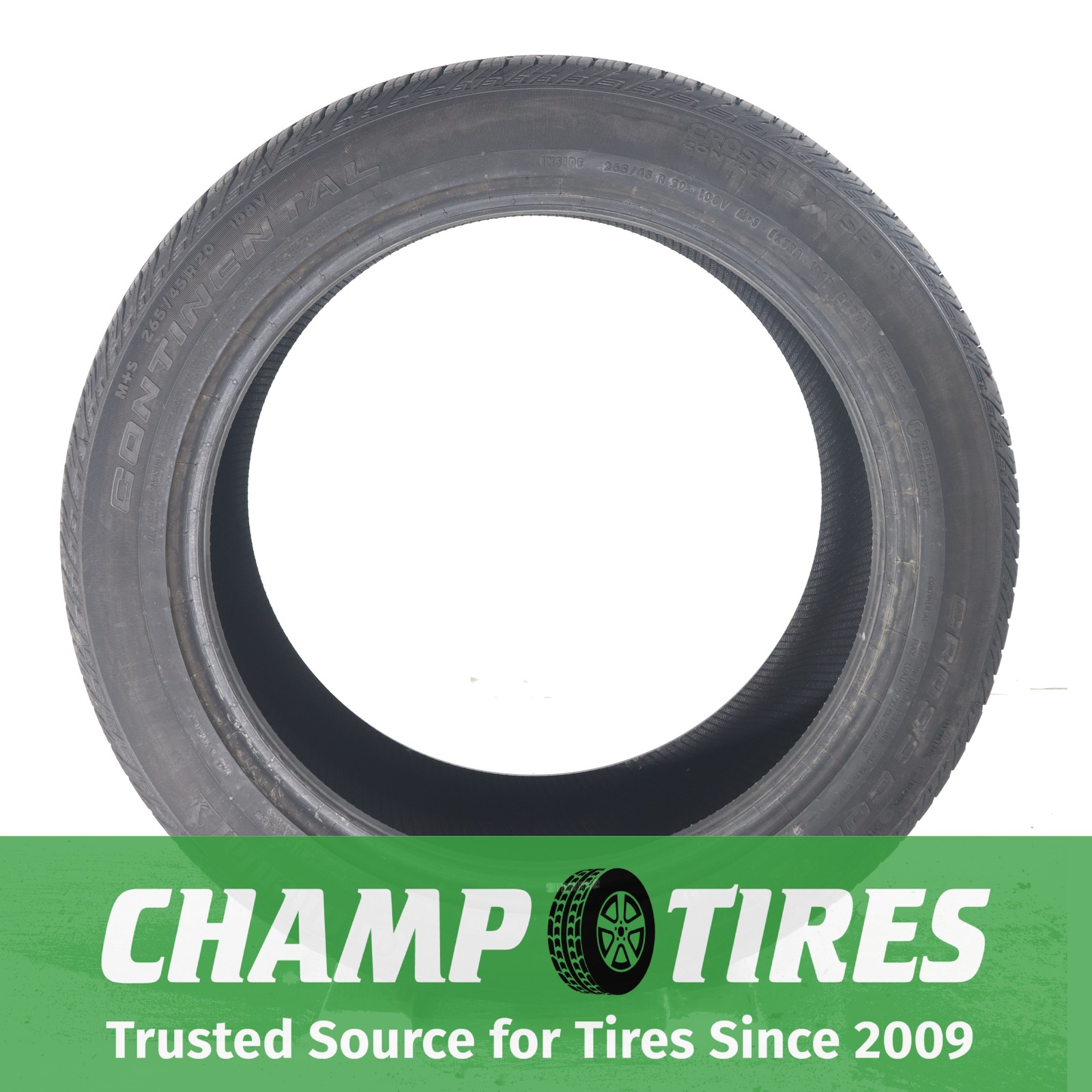 P265/45R20 Continental CrossContact LX Sport T1 Silent 108 V Used 8/32nds