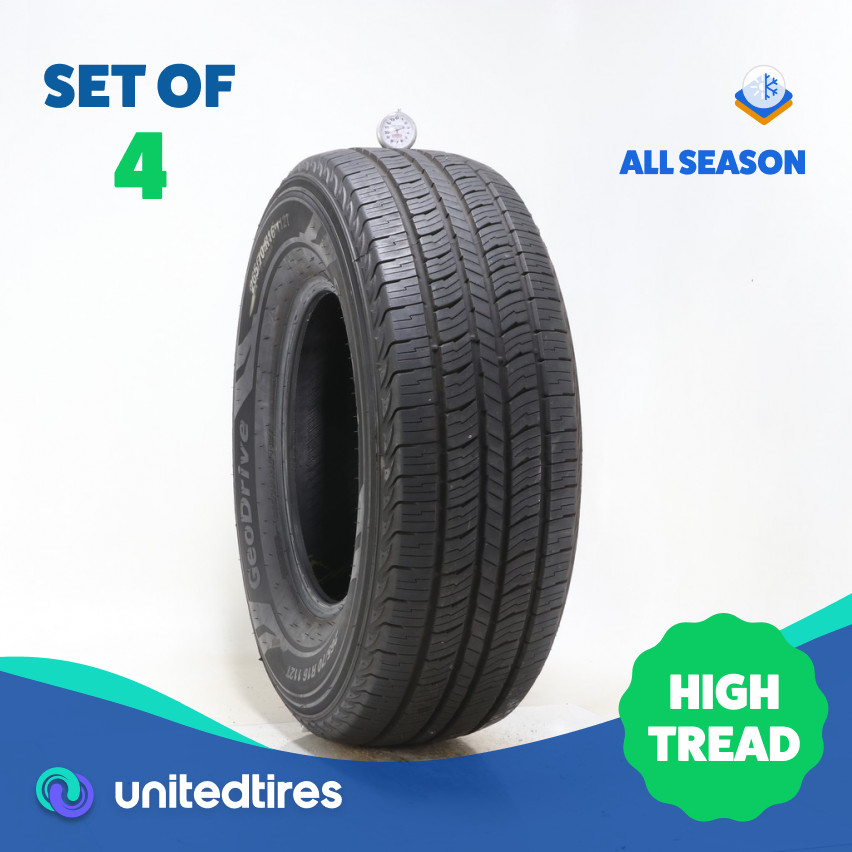 Set of (4) Used 265/70R16 GeoDrive KL51 112T – 9.5-10.5/32