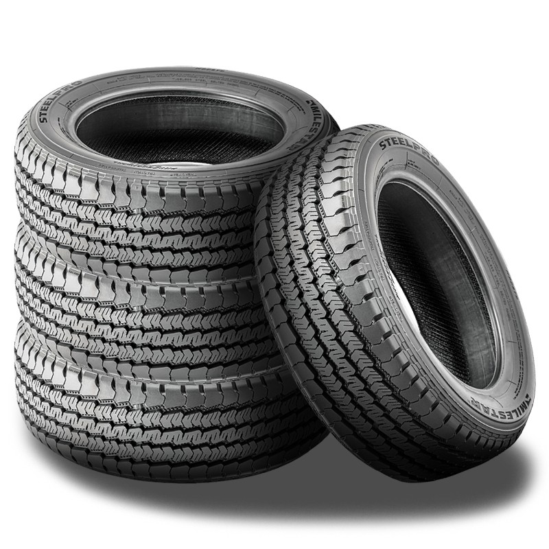 4 Milestar STEELPRO MS597S 205/65R15C 102/100S Commerical Van Fleet 6 PLY Tires