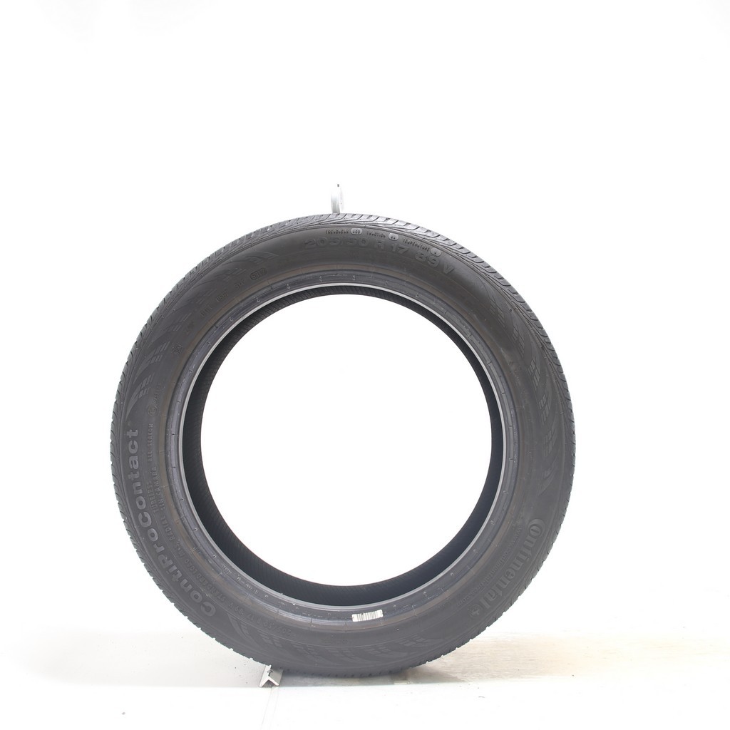Set of (4) Used 205/50R17 Continental ContiProContact 89V – 7.5-9/32