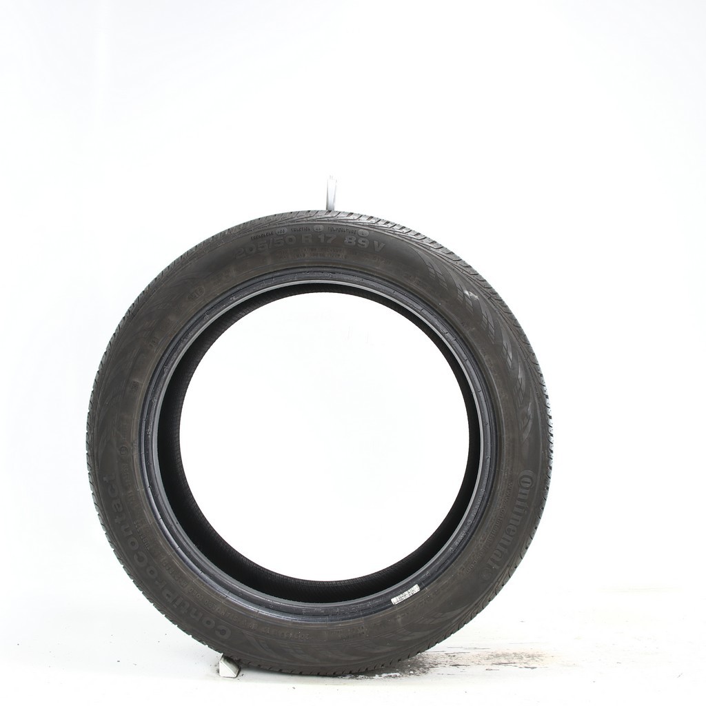 Set of (4) Used 205/50R17 Continental ContiProContact 89V – 7.5-9/32
