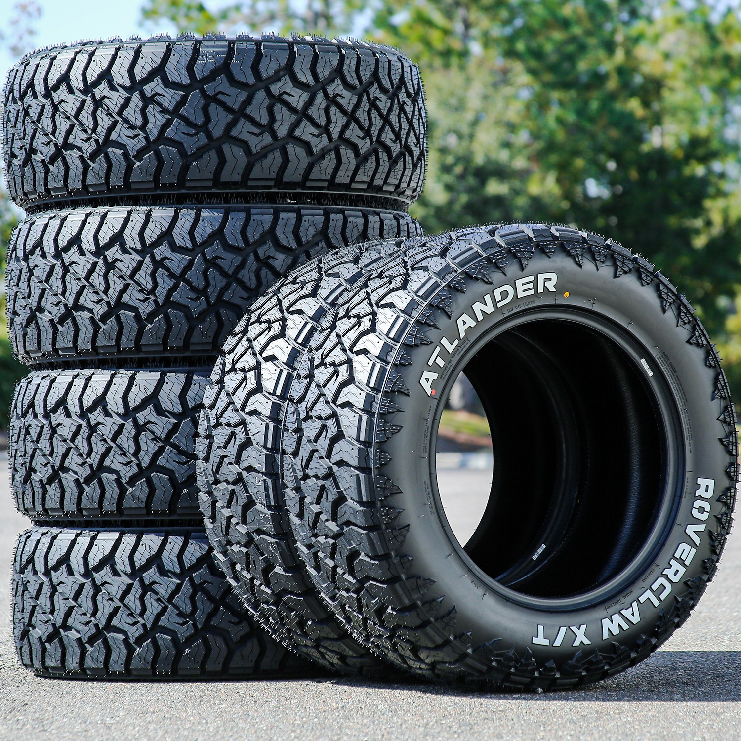 2 Tires LT 35X12.50R17 Atlander Roverclaw X/T XT Extreme Terrain Load E 10 Ply
