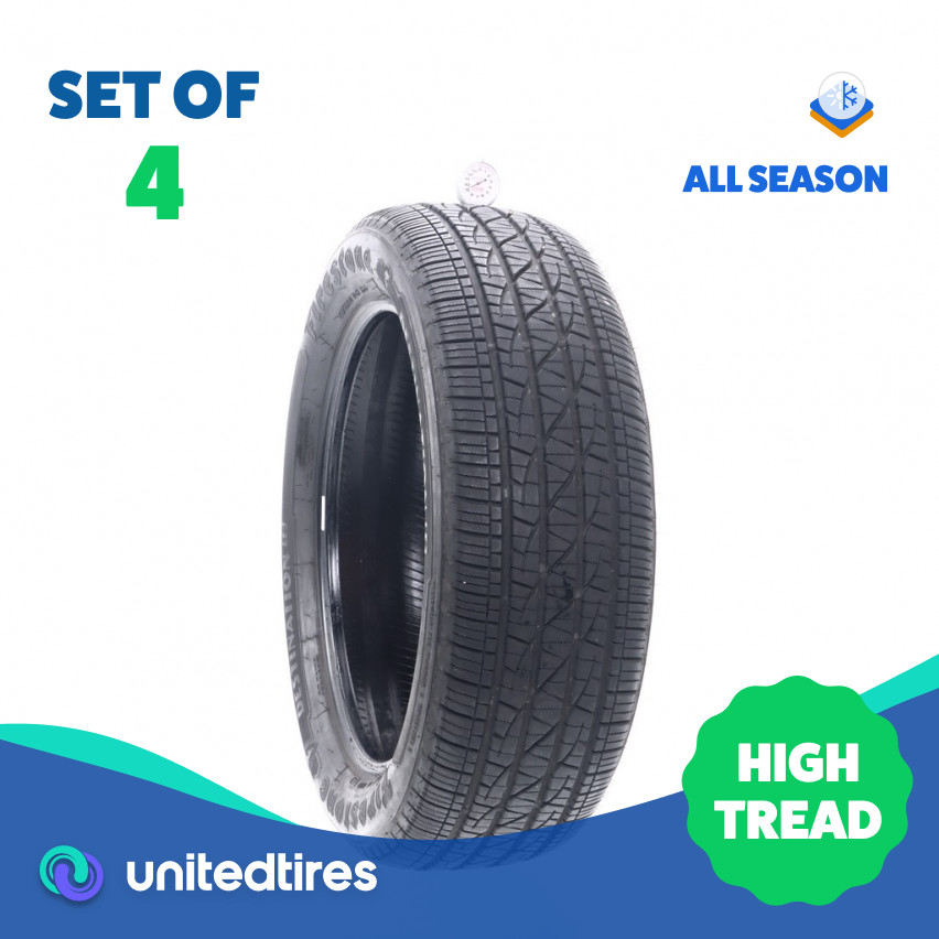 Set of (4) Used 235/55R20 Firestone Destination LE3 102H – 9-10/32