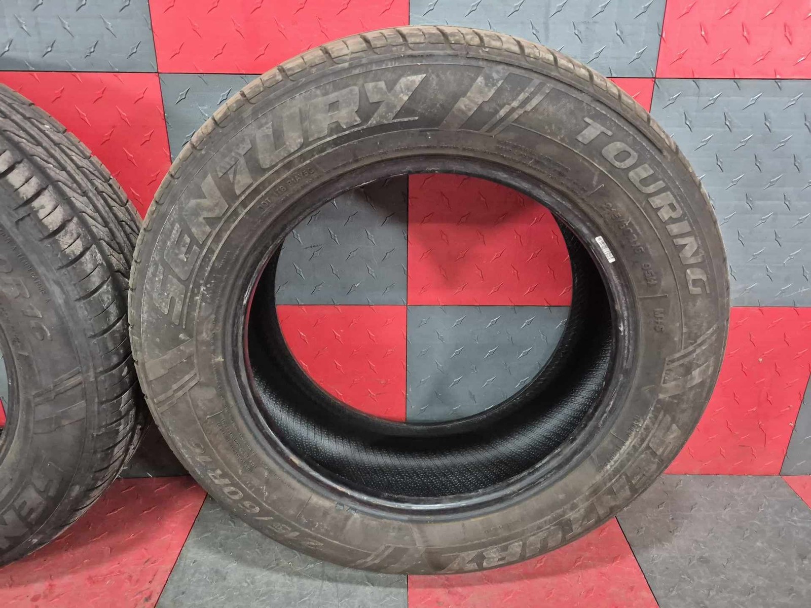 SET OF 2 16′ WHL 215/60-16 SENTURY TOURING 10/32