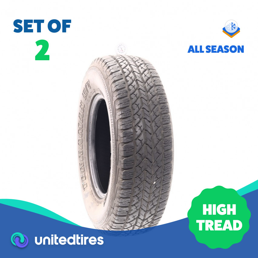 Set of (2) Used LT 235/75R15 Sailun Terramax H/T 104/101R – 13/32