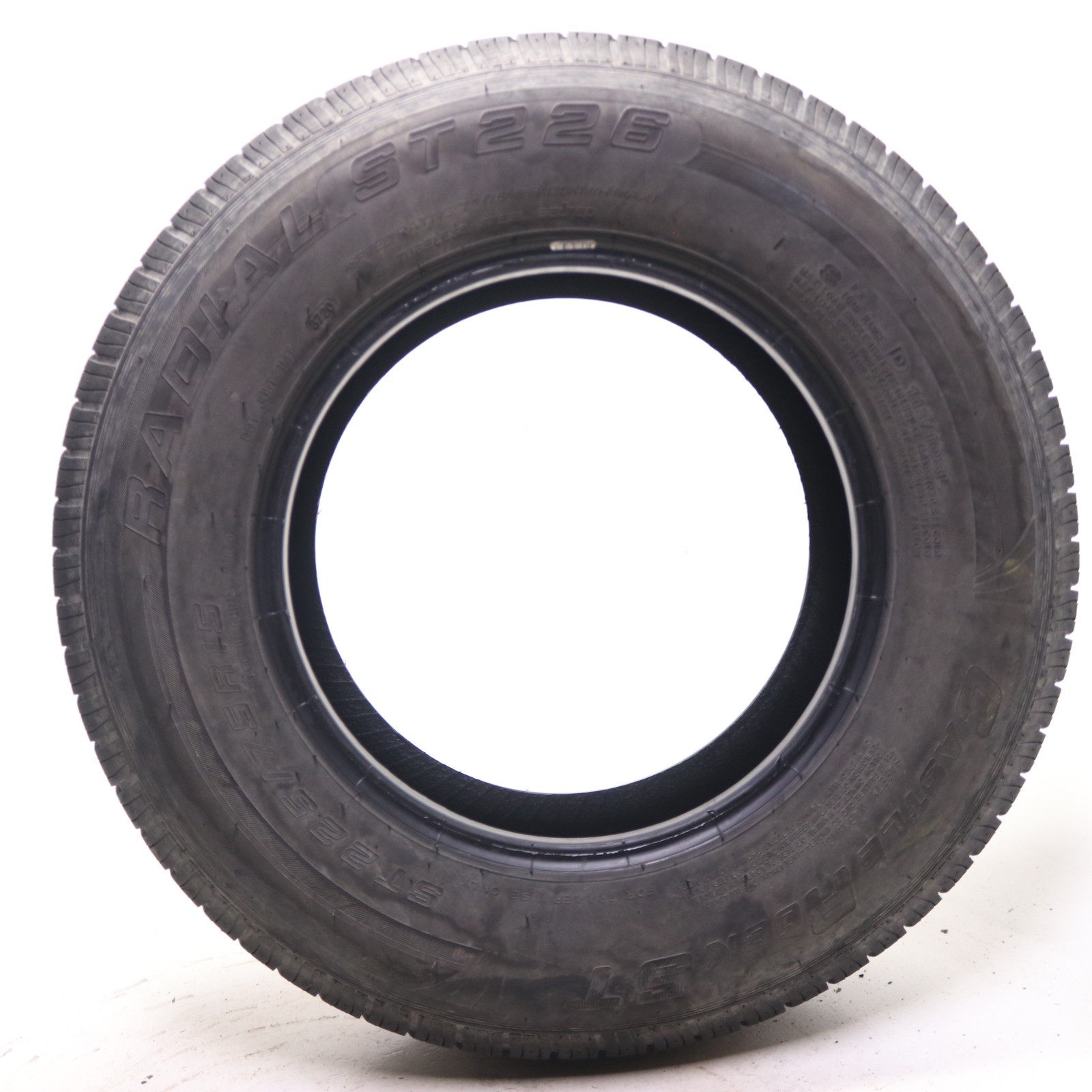 Used ST 225/75R15 Castle Rock Radial ST226 – 113/108L – 7.5/32 No Repairs