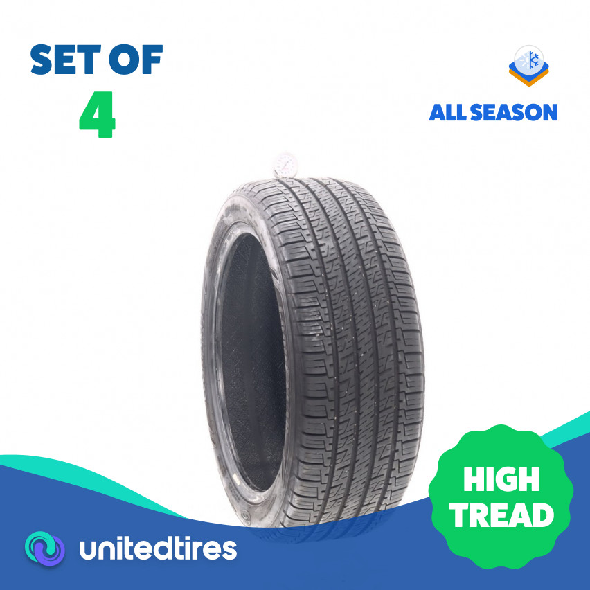 Set of (4) Used 235/45R19 Goodyear Assurance MaxLife 95H – 8.5-9.5/32