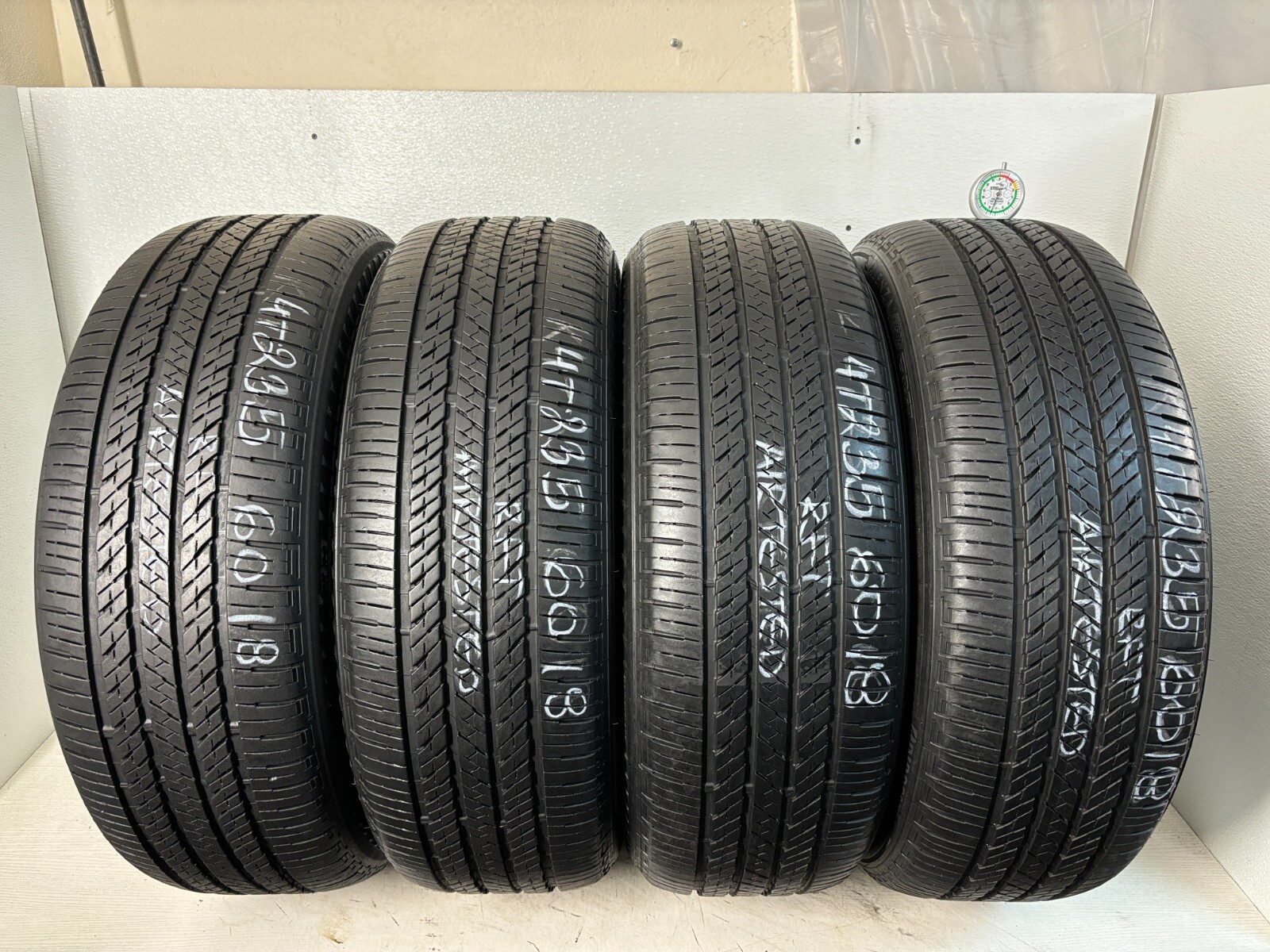 NO SHIPPING ONLY LOCAL PICK UP Set 4 Tires 235 60 18 Bridgestone Alenza A/S RFT