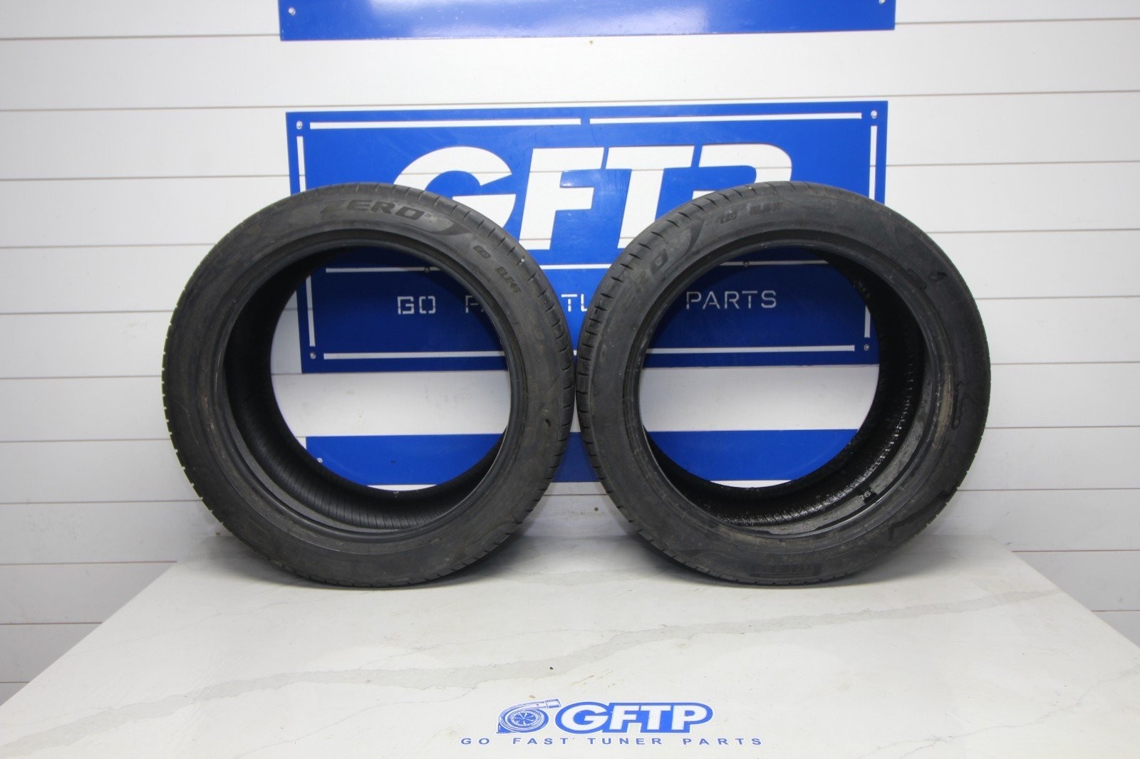 *USED* PIRELLI P ZERO 285/40R19 107Y DOT (4121) TIRE TIRES PAIR 5/32NDS TREAD
