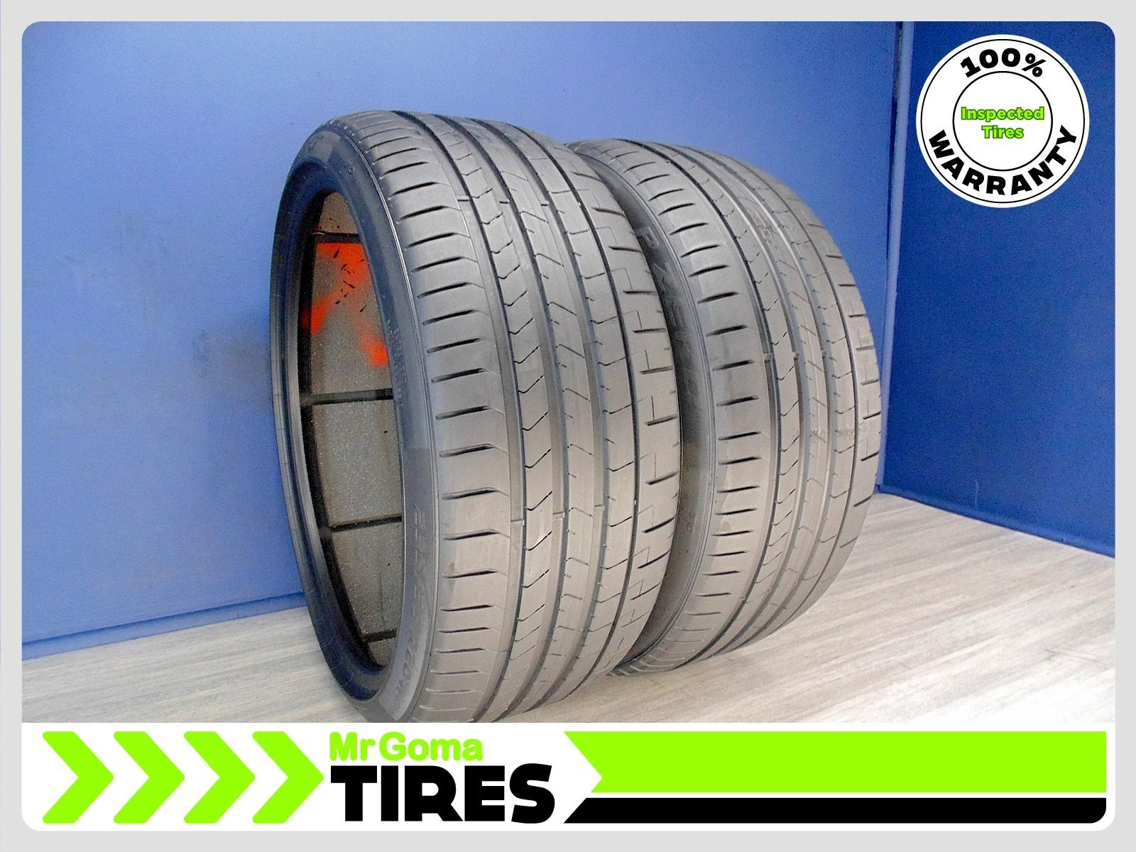 2 PIRELLI P ZERO TM PZ4 TO PNCS XL 235/35R20 USED TIRES 7.6/32 TREAD 2353520
