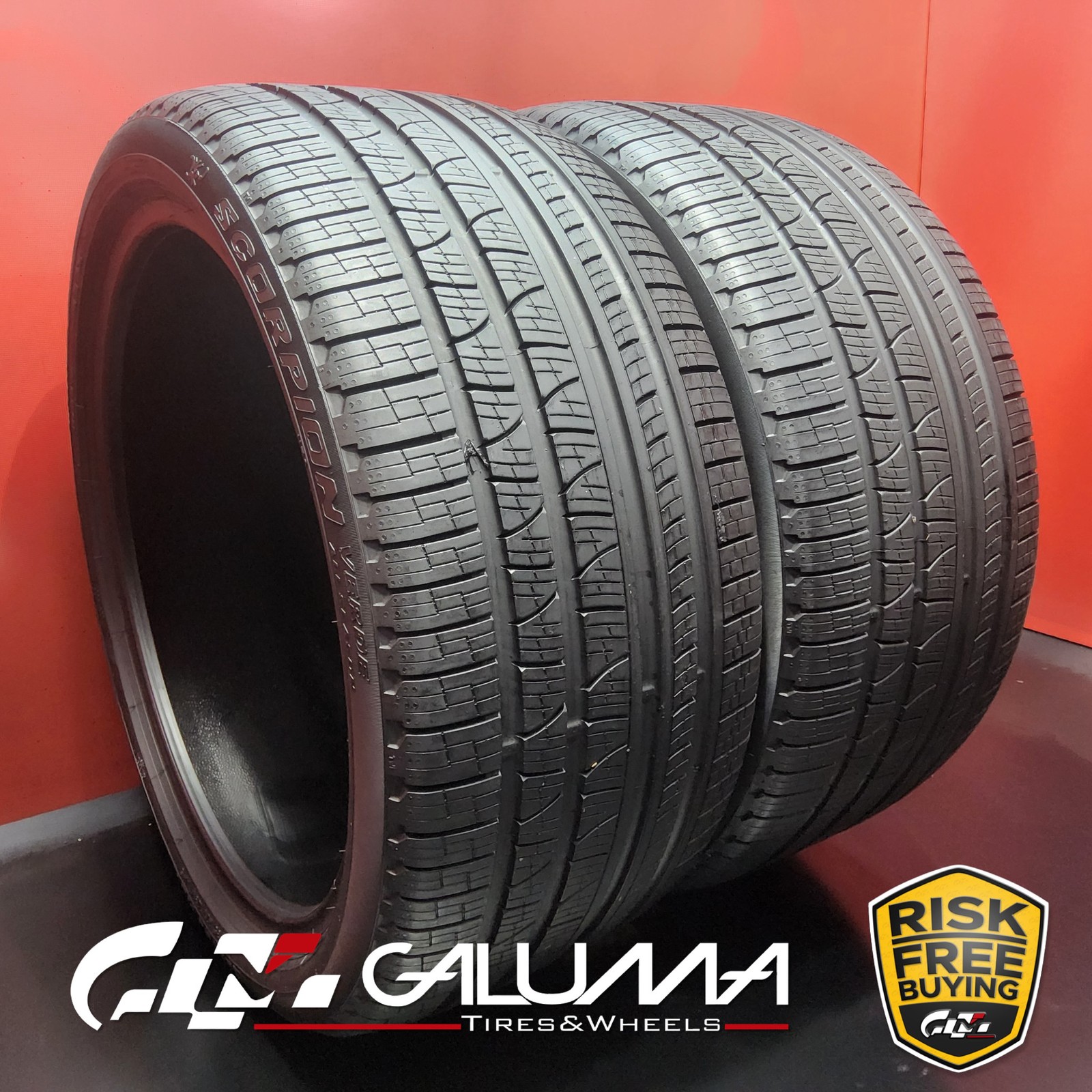 Set of 2 Tires LikeNEW Pirelli Scorpion Verde All Season (NE0) 295/35R21 #94664
