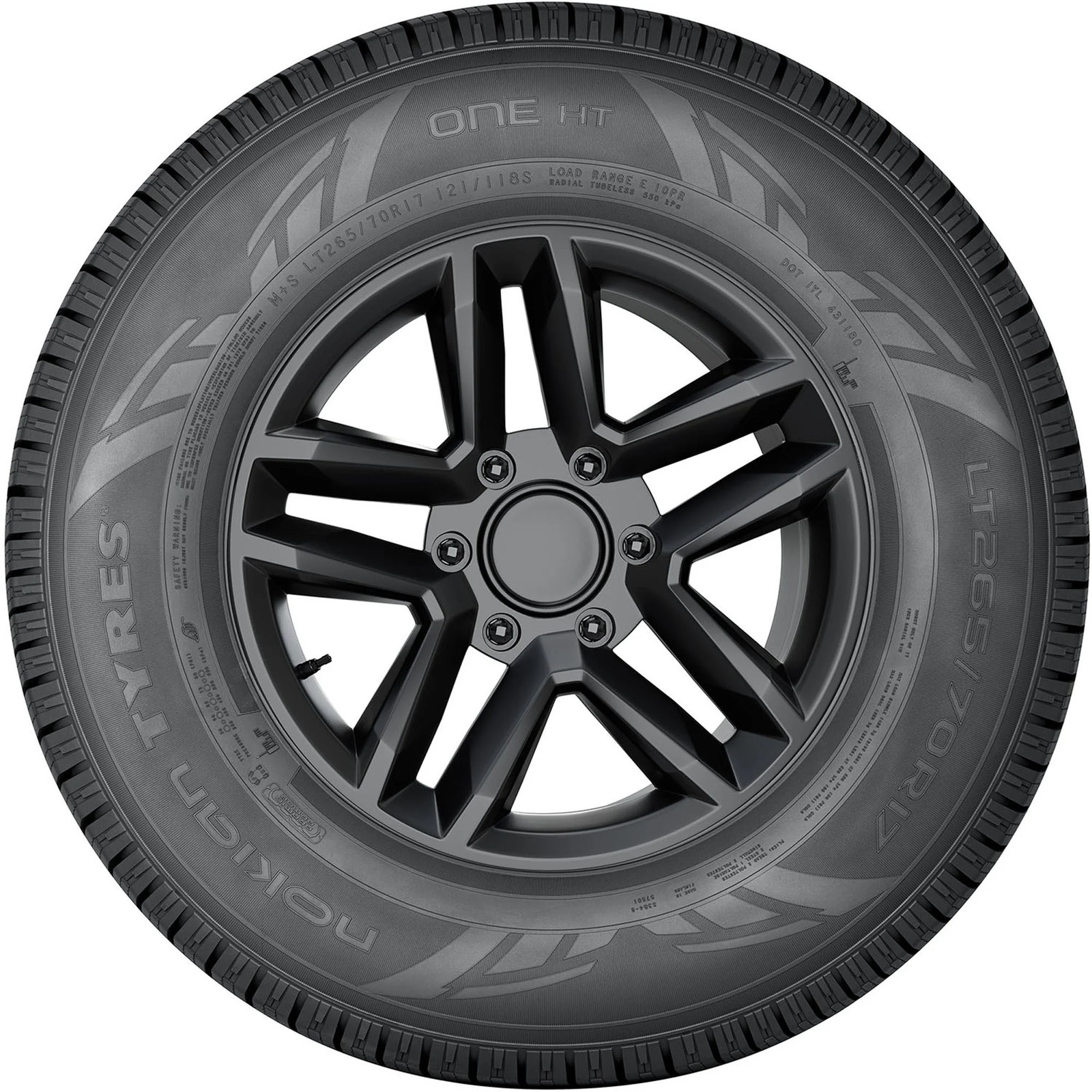 Set of 4 Nokian One HT LT265/70R18/10 10-Ply 124S Tires 2657018 265 70 18