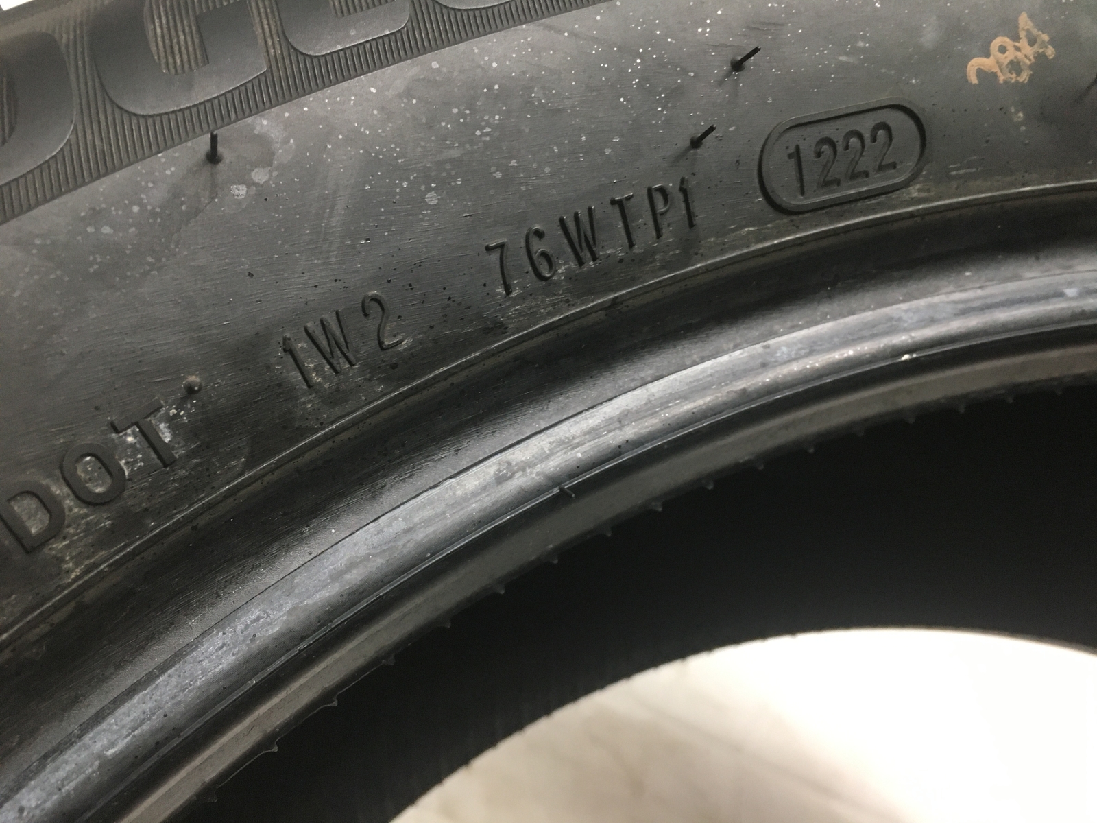 [1] Bridgestone WeatherPeak P245/50R20 245 50 20 Tire 9.5-9.75/32