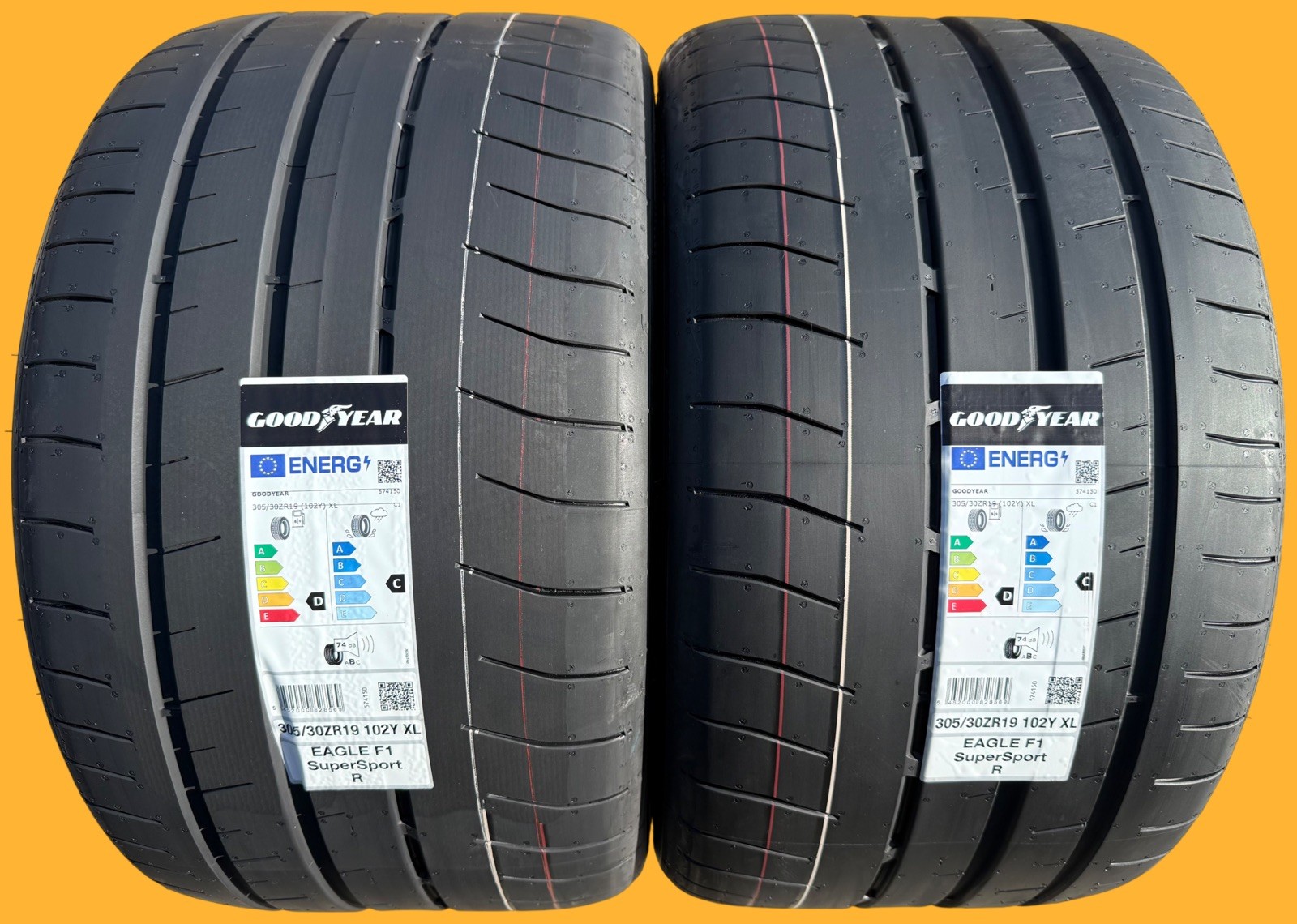 Set of TWO BRAND NEW 305/30ZR19 Goodyear Eagle F1 SuperSport R Tires 3053019