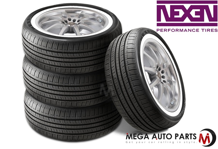 4 Nexen N’Priz AH5 195/75R14 92S White Wall All Season Performance 50k Mi Tires