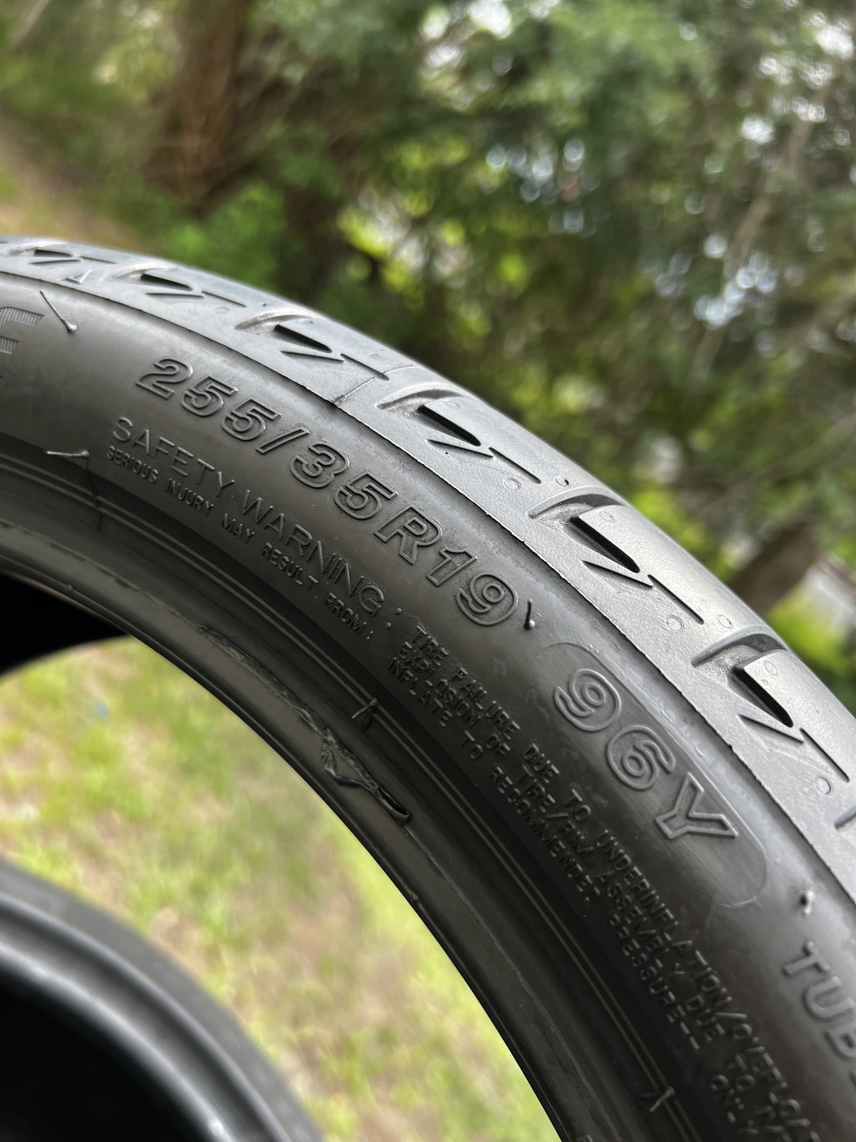 1 Tire Bridgestone Turanza T005 RFT ★ BMW 255/35R19 96Y DOT.5023 6/32
