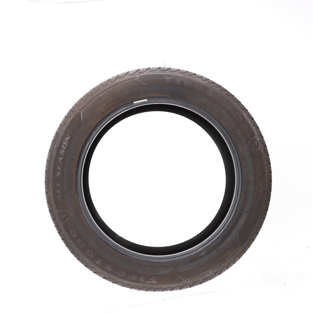 Set of (4) Used 235/55R19 Firestone All Season (Firestone) 101H – 7-8.5/32