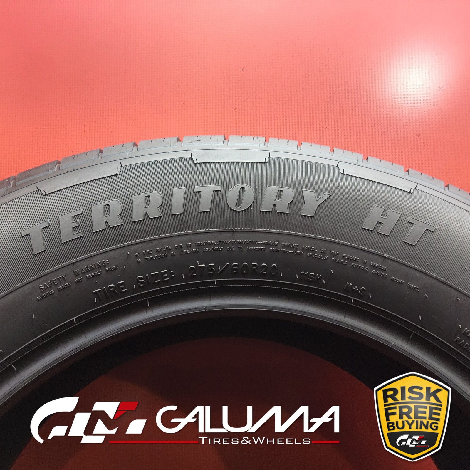 1 Tire LikeNEW Goodyear Wrangler Territory HT 275/60R20 115H No Repairs #96229