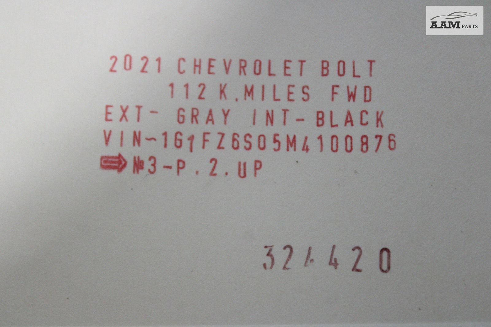 2018-2021 CHEVROLET BOLT EV WHEEL TIRE 255/60R17 99H PRIMEWELL M+S 9/32 NDS OEM