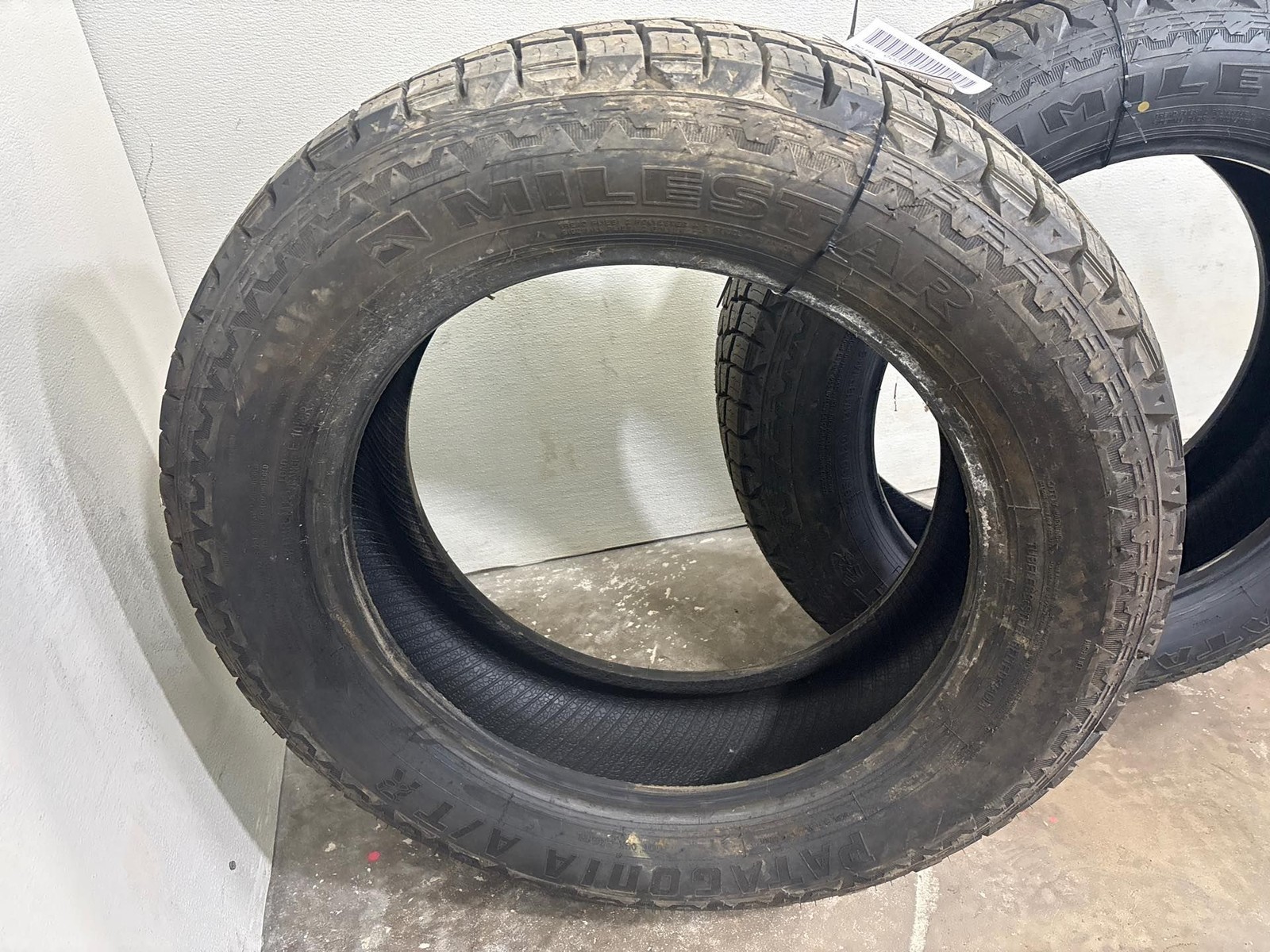 Set of （2） Milestar Patagonia A/T R Used Tire 265/60 R20 121/118R M+S 11/32