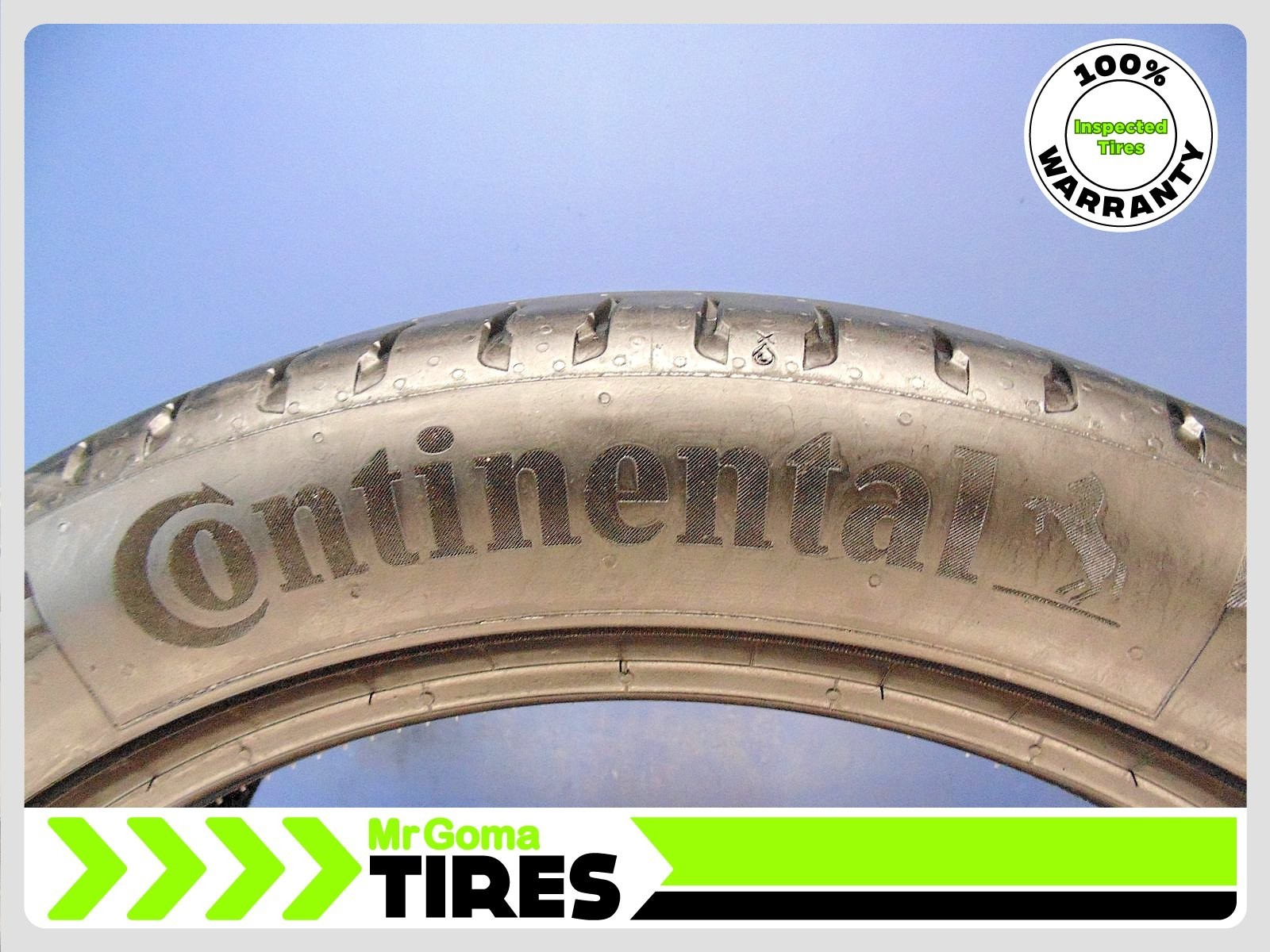 1 CONTINENTAL ECOCONTACT 6Q MO XL 245/45R19 USED TIRE 7.6/32 TREAD 102Y 2454519