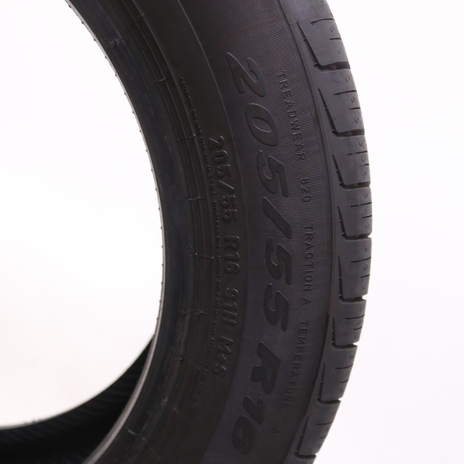 Set of 4 Used 205/55R16 Pirelli P4 Persist AS Plus – 91H – 11-11.5/32