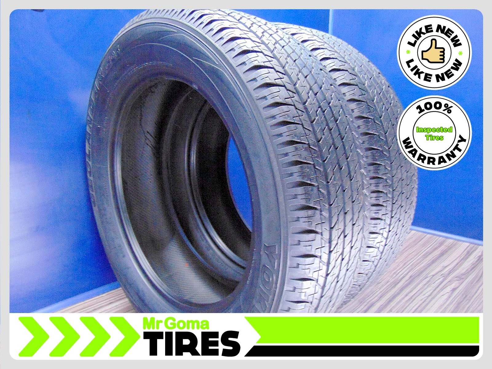 Set of 2 Yokohama Geolandar G96B P245/60R20 Used Tires 9.2/32 107H – 2456020