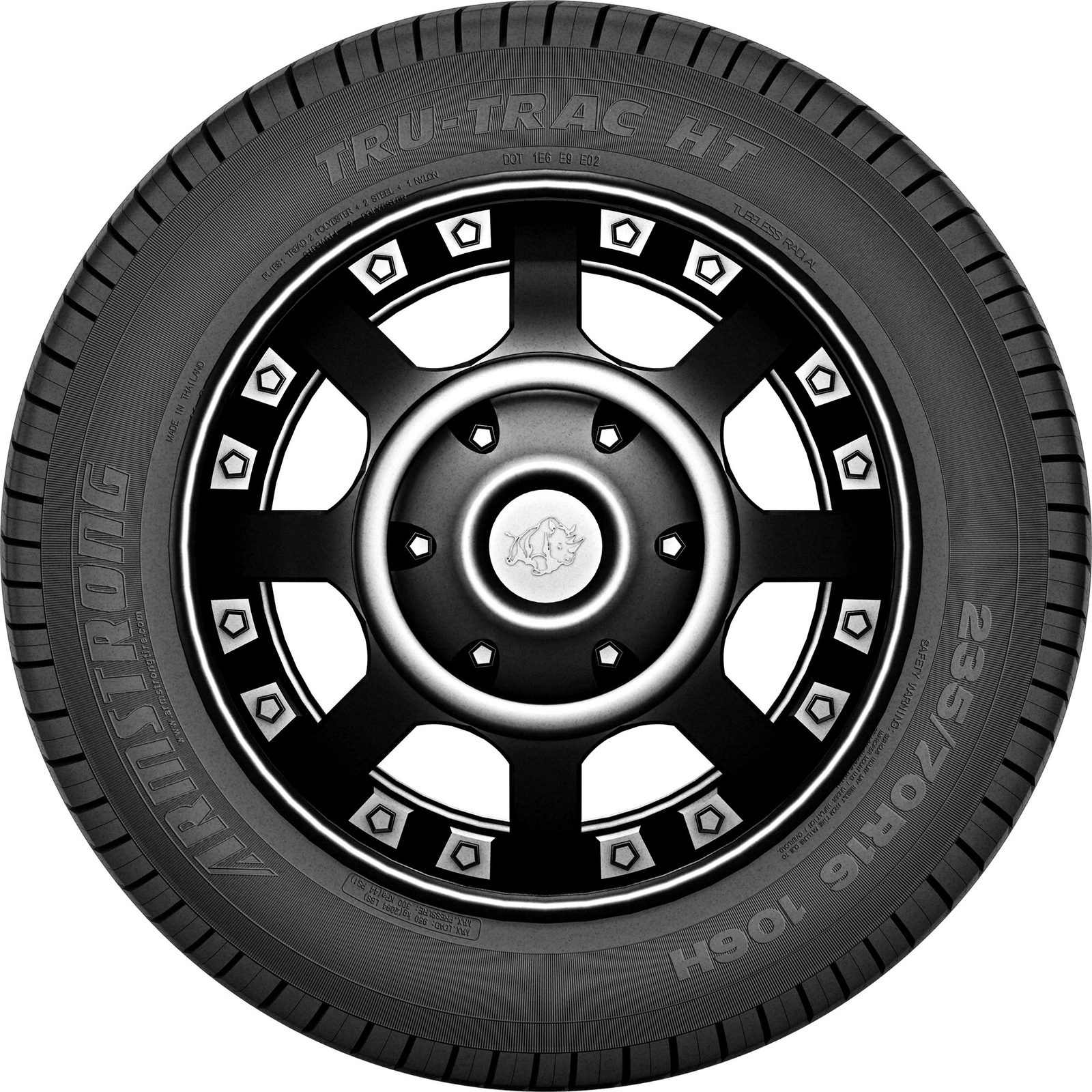 1 New Armstrong Tru-trac Ht – Lt265x75r16 Tires 2657516 265 75 16