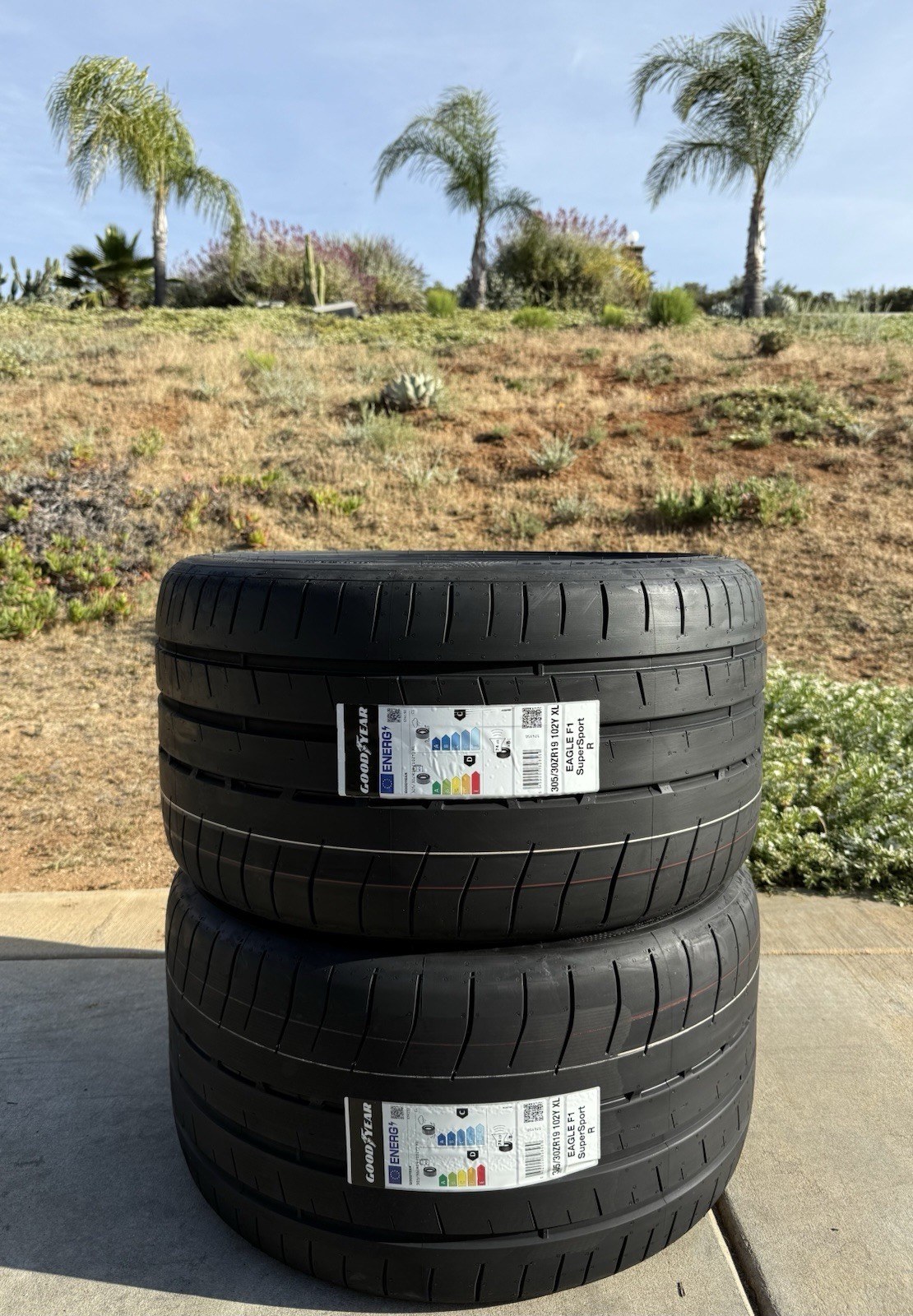 Set of TWO BRAND NEW 305/30ZR19 Goodyear Eagle F1 SuperSport R Tires 3053019