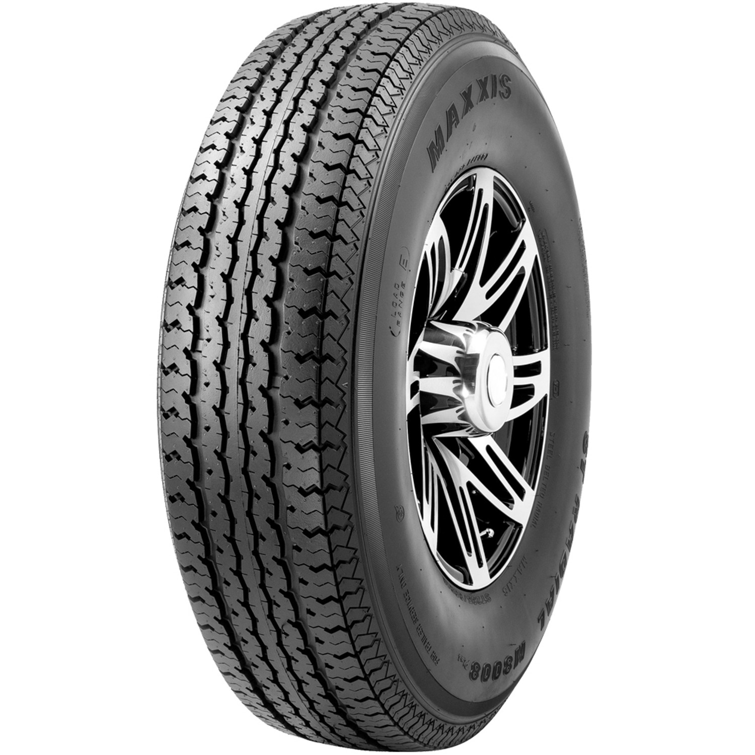 Tire Maxxis ST Radial M8008 Plus ST 205/75R15 205-75-15 C 6 Ply Trailer