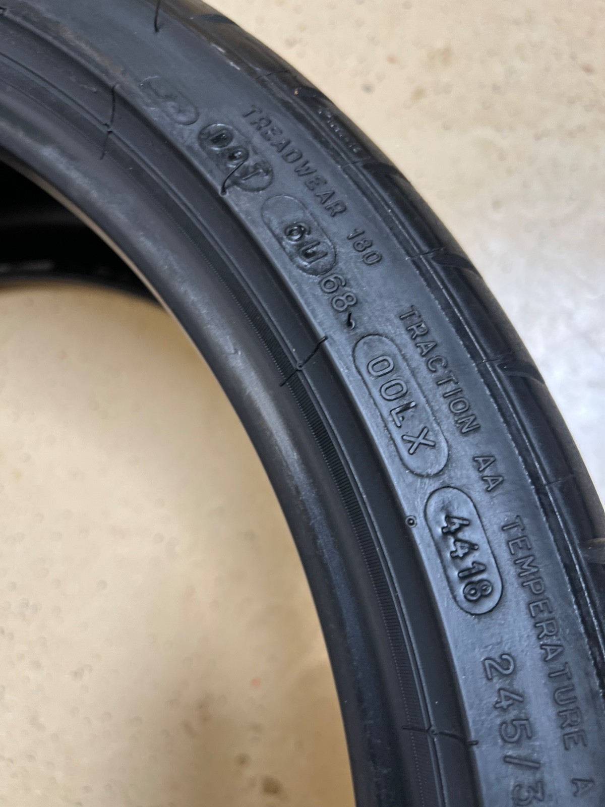 2 – NO REPAIRS 245/35ZR20 XL (95Y) Michelin Pilot Sport Cup 2 (N1) – 4145