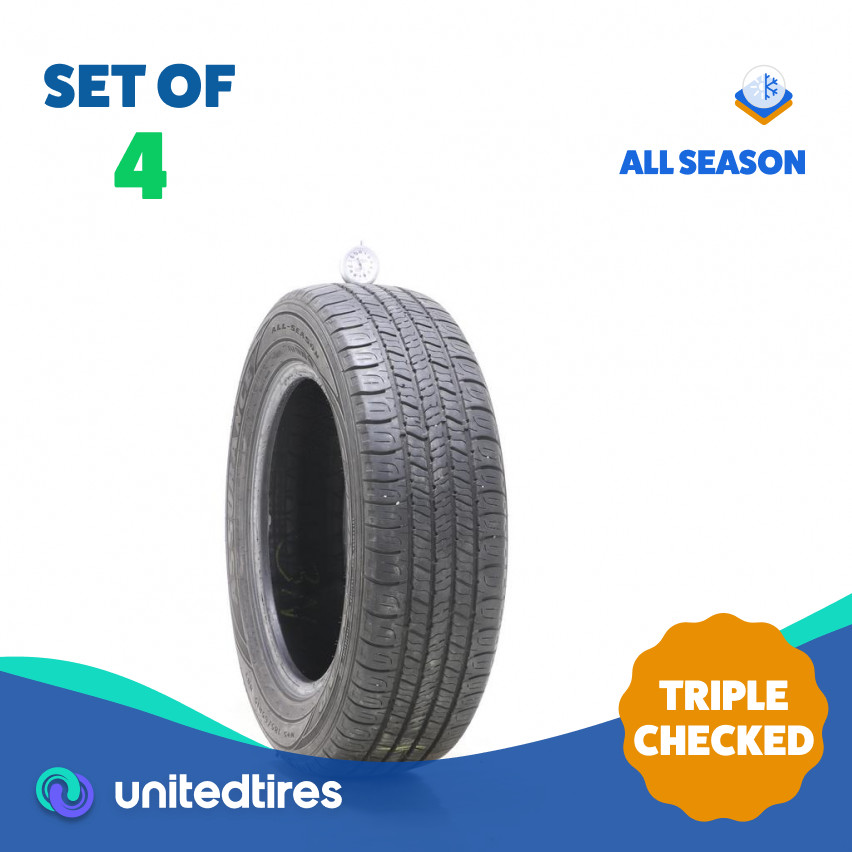 Set of (4) Used 185/65R15 Goodyear Assurance All-Season 88T – 6-7.5/32