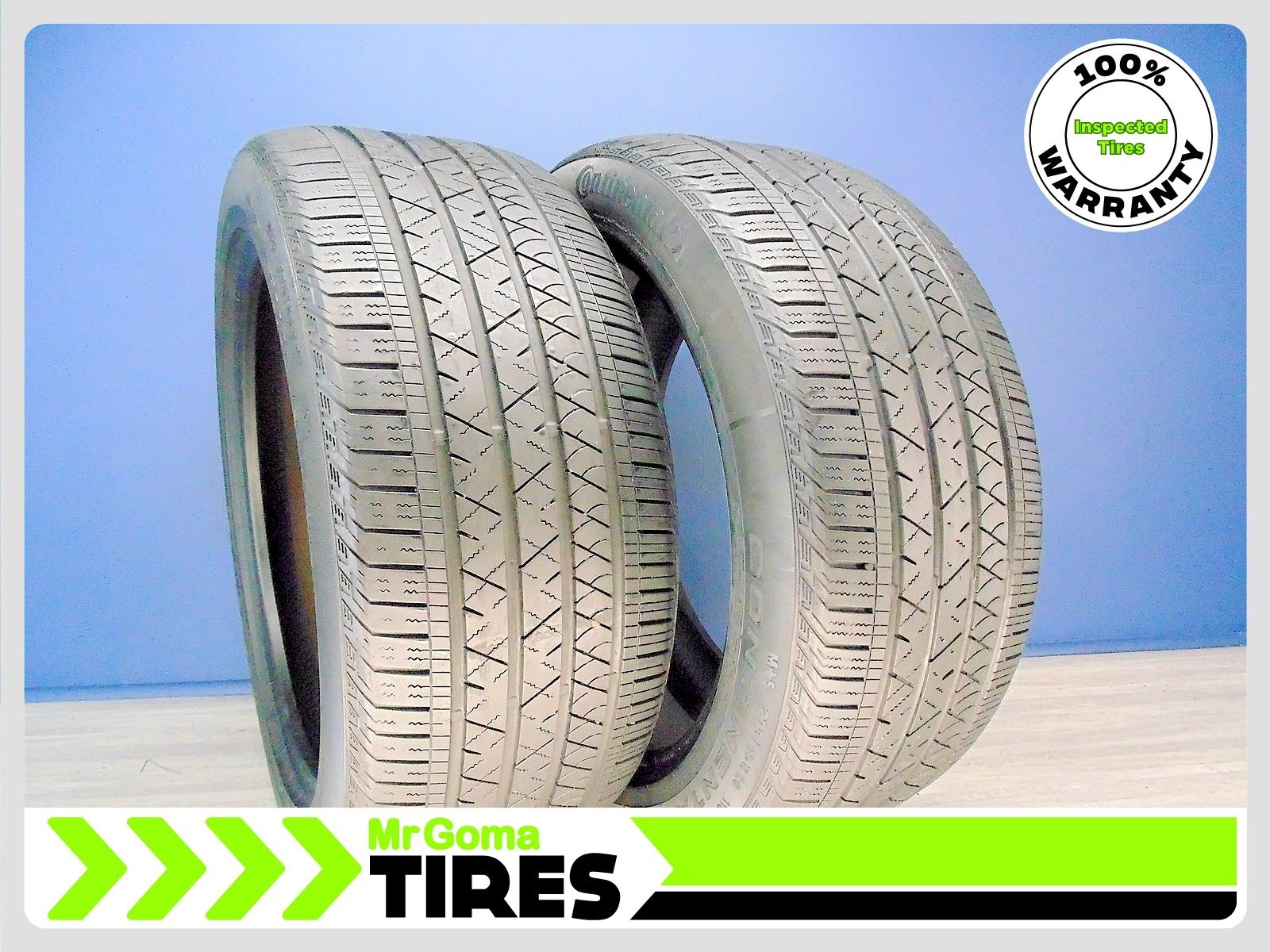 2 CONTINENTAL CROSSCONTACT LX SPORT T1 275/45R20 USED TIRES 7.3/32 TREAD 2754520
