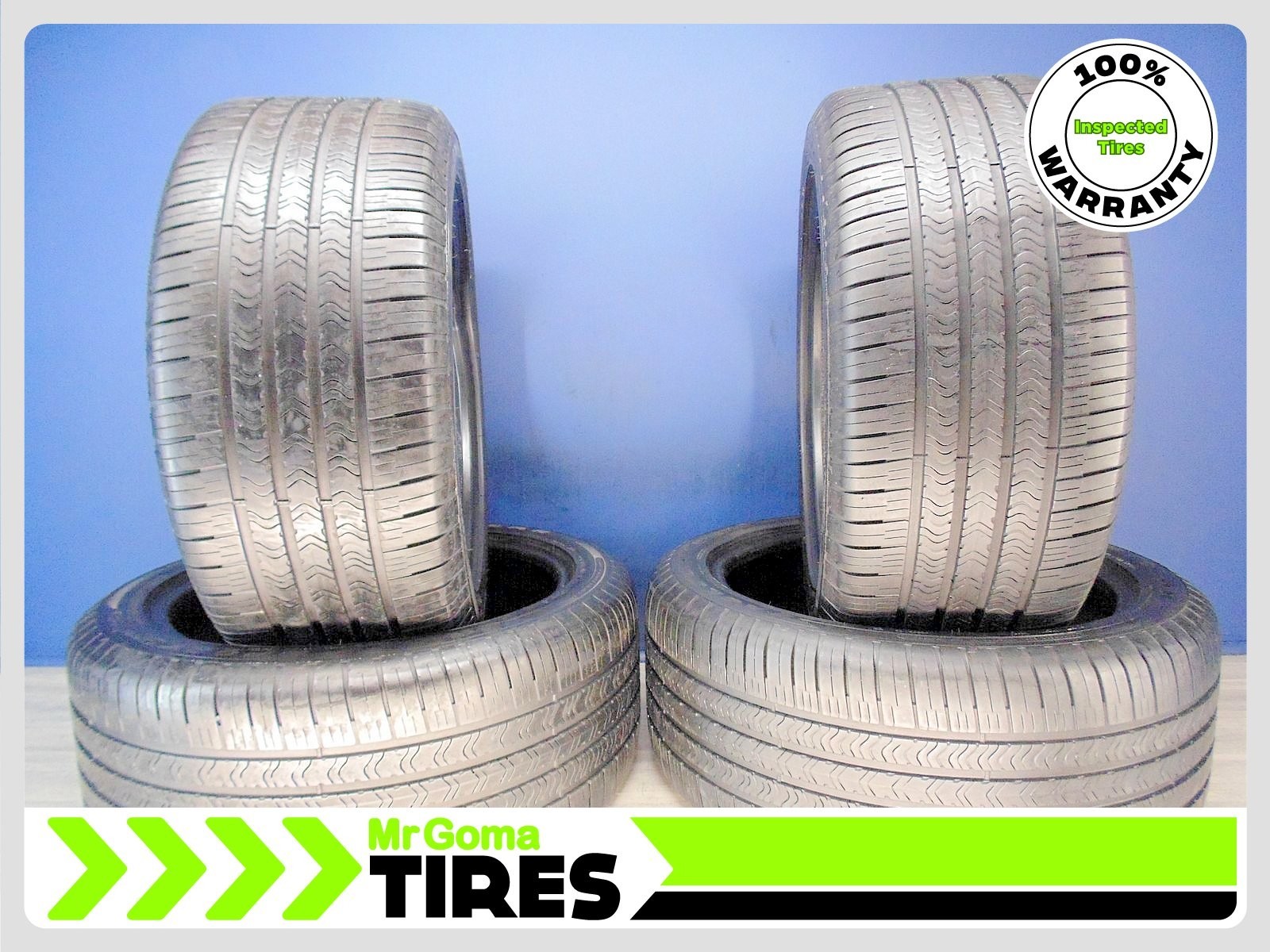 4 GOODYEAR EAGLE SPORT ALL SEASON MOE RFT XL 285/40R20 USED TIRES 108V RUN FLAT