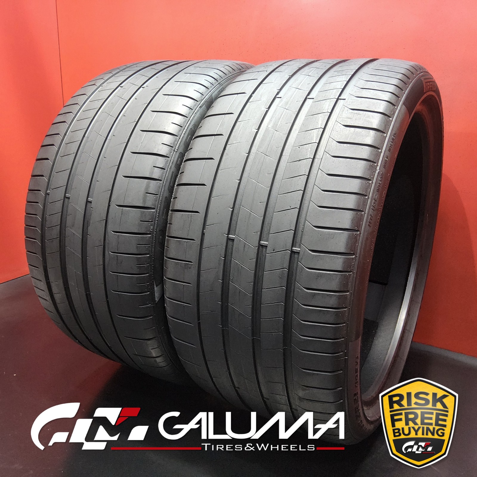 Set of 2 Tires LikeNEW Pirelli P Zero PZ4 PNCS XL ZR21 315/30/21 No Patch 92542