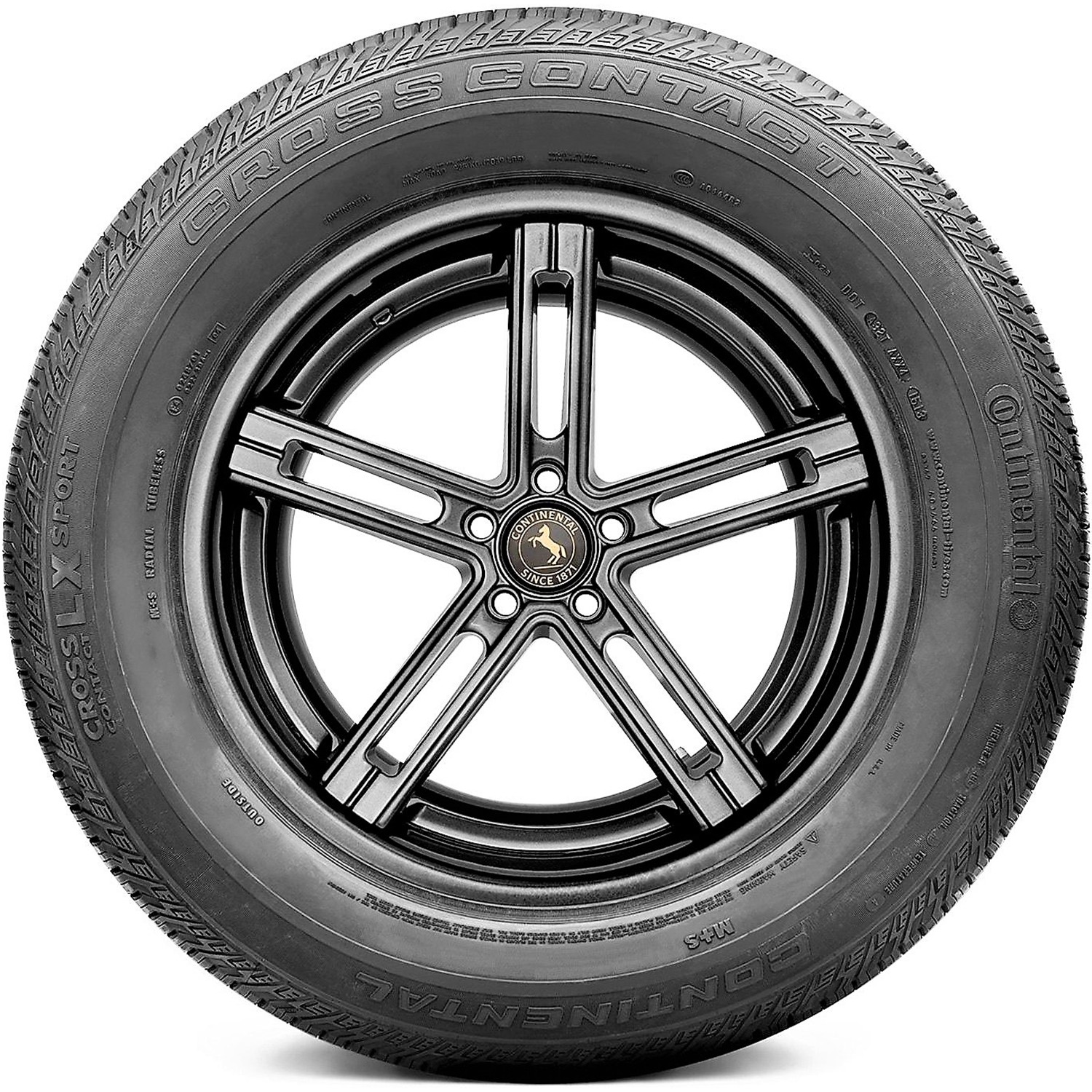 4 Tires Continental CrossContact LX Sport SSR 235/60R18 103H All Season Run Flat