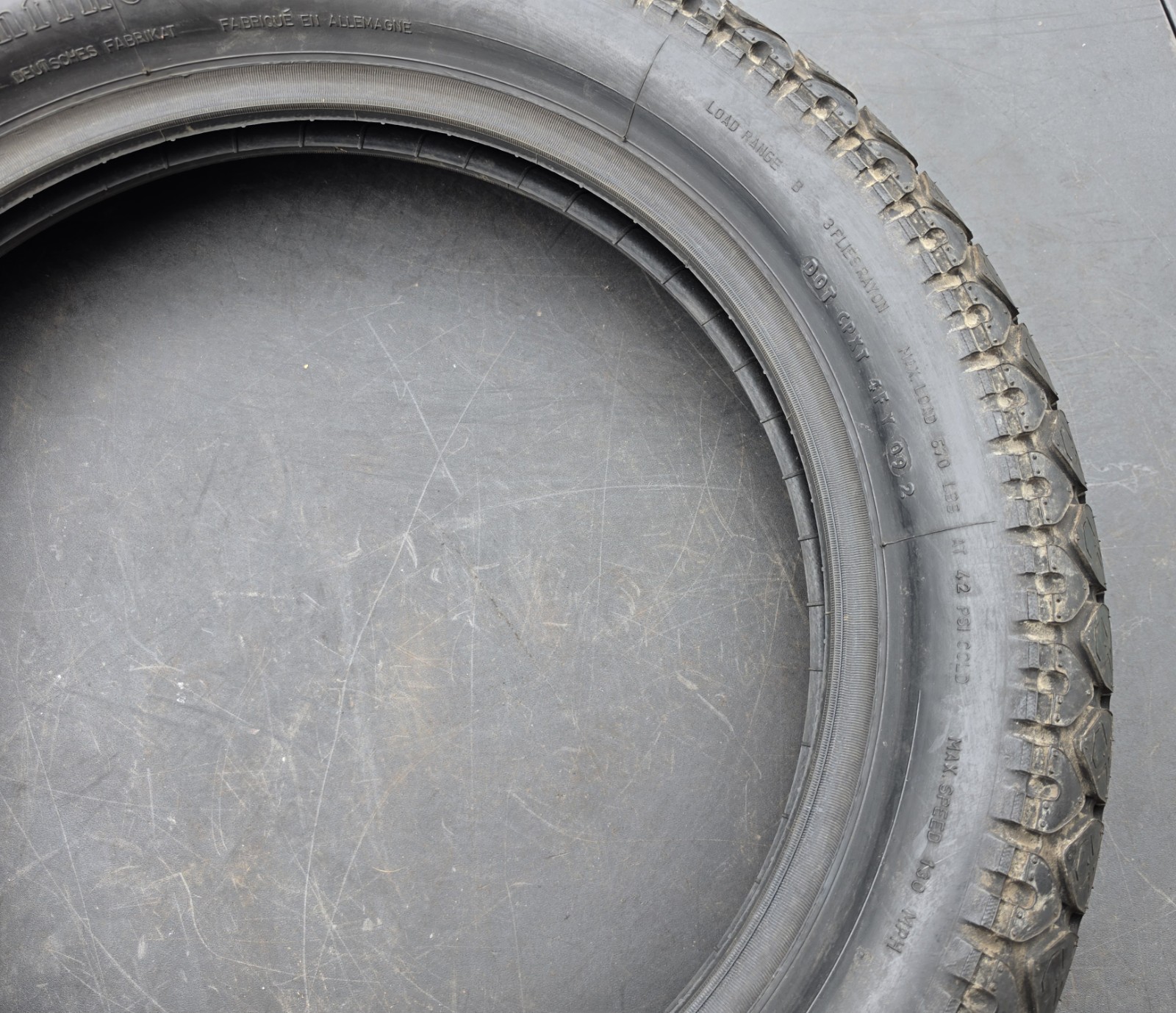 NOS Vintage Continental Twin K112 Rear Tire 4.25/85H18 New old stock