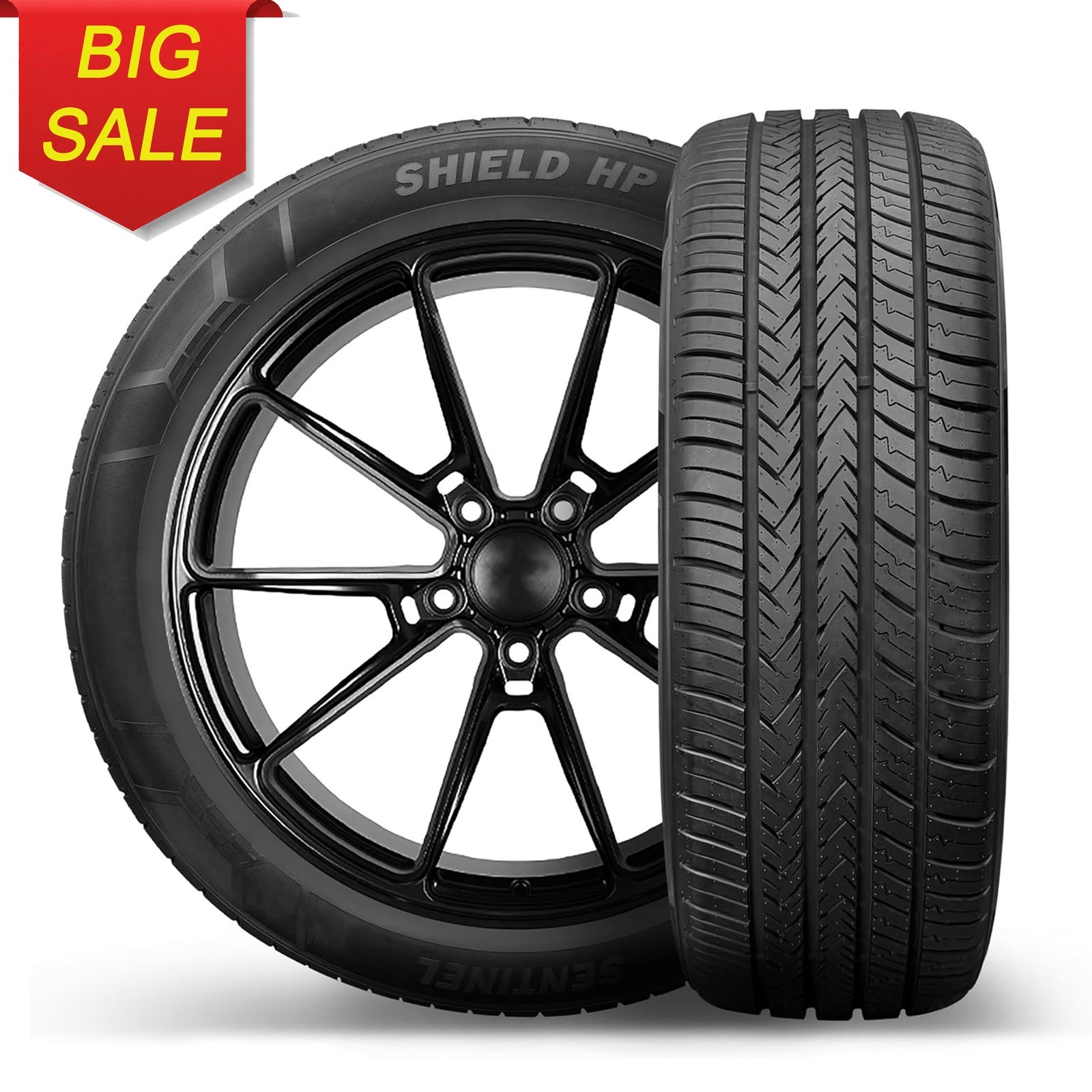 2 PACK Sentinel Shield HP 235/55R18 100V High Performance Passenger Car Tires