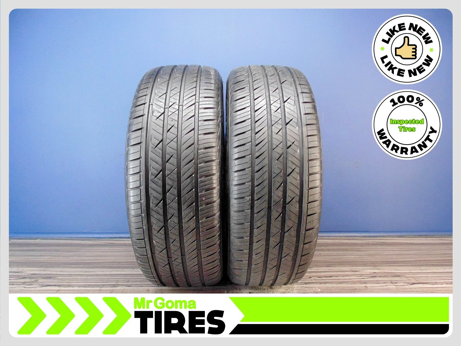 2 LAUFENN S FIT AS XL 235/55ZR19 USED TIRE 9.2/32 TREAD 105W LIKE NEW 2355519
