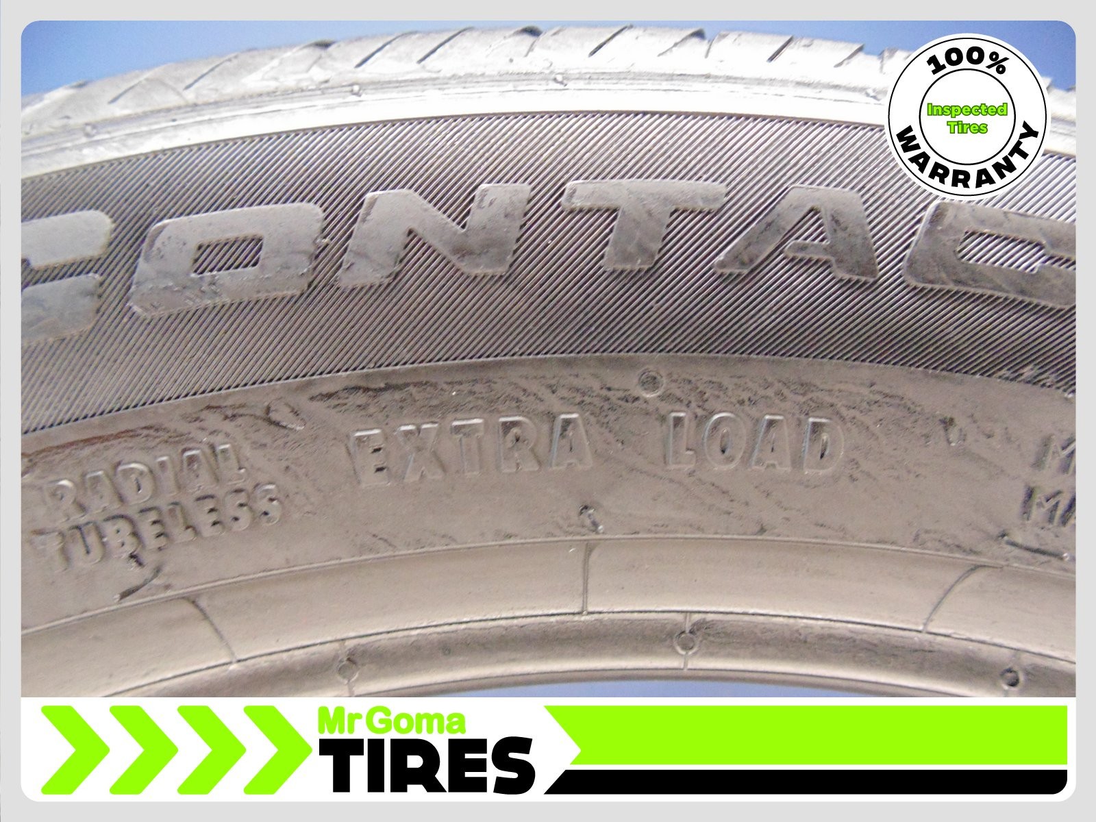 2 CONTINENTAL PROCONTACT RX T2 XL 255/45R19 USED TIRES 6.7/32 TREAD 2554519